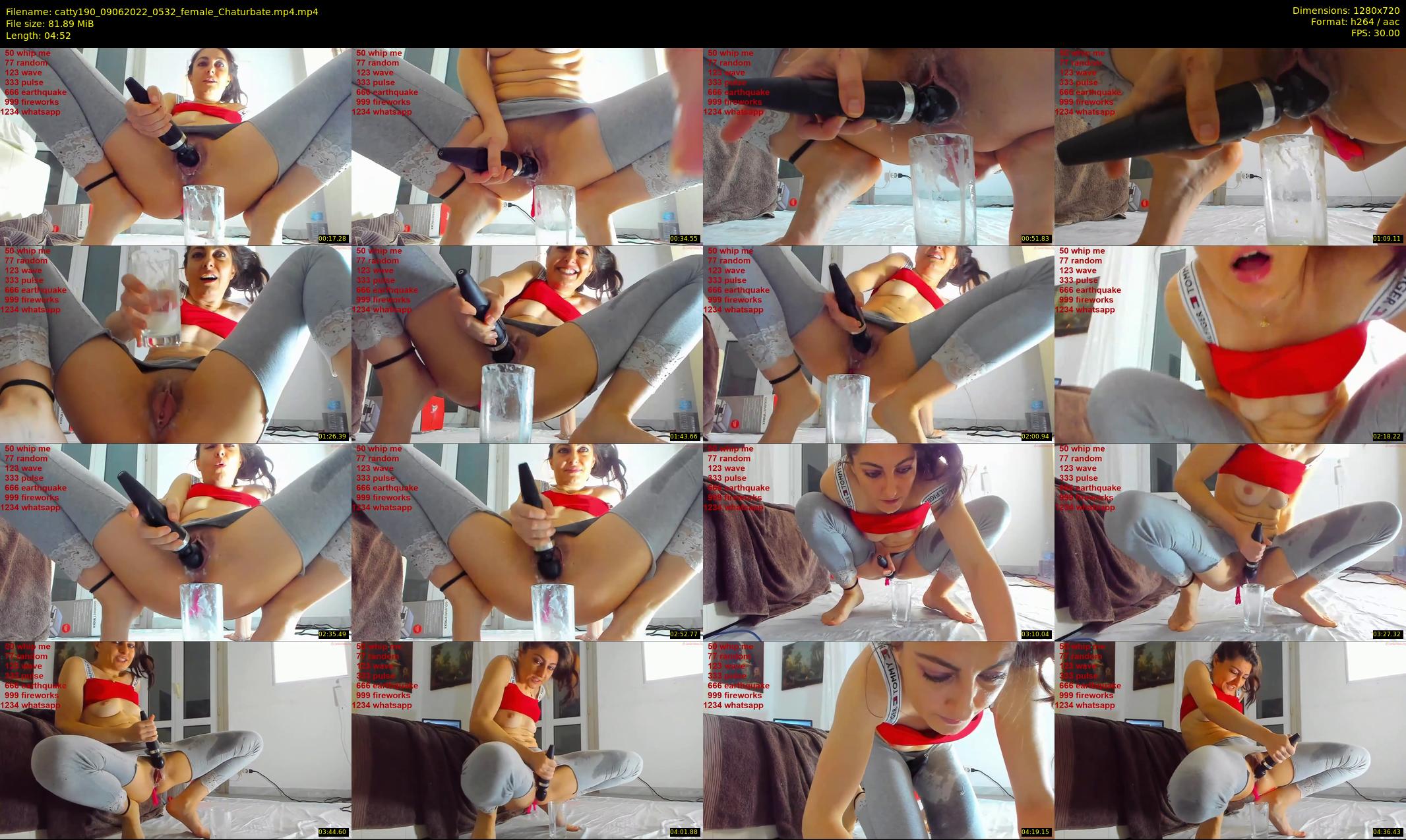 catty190 — 5 minute Chaturbate female cam show recording, 720p, Jun 9, 2022