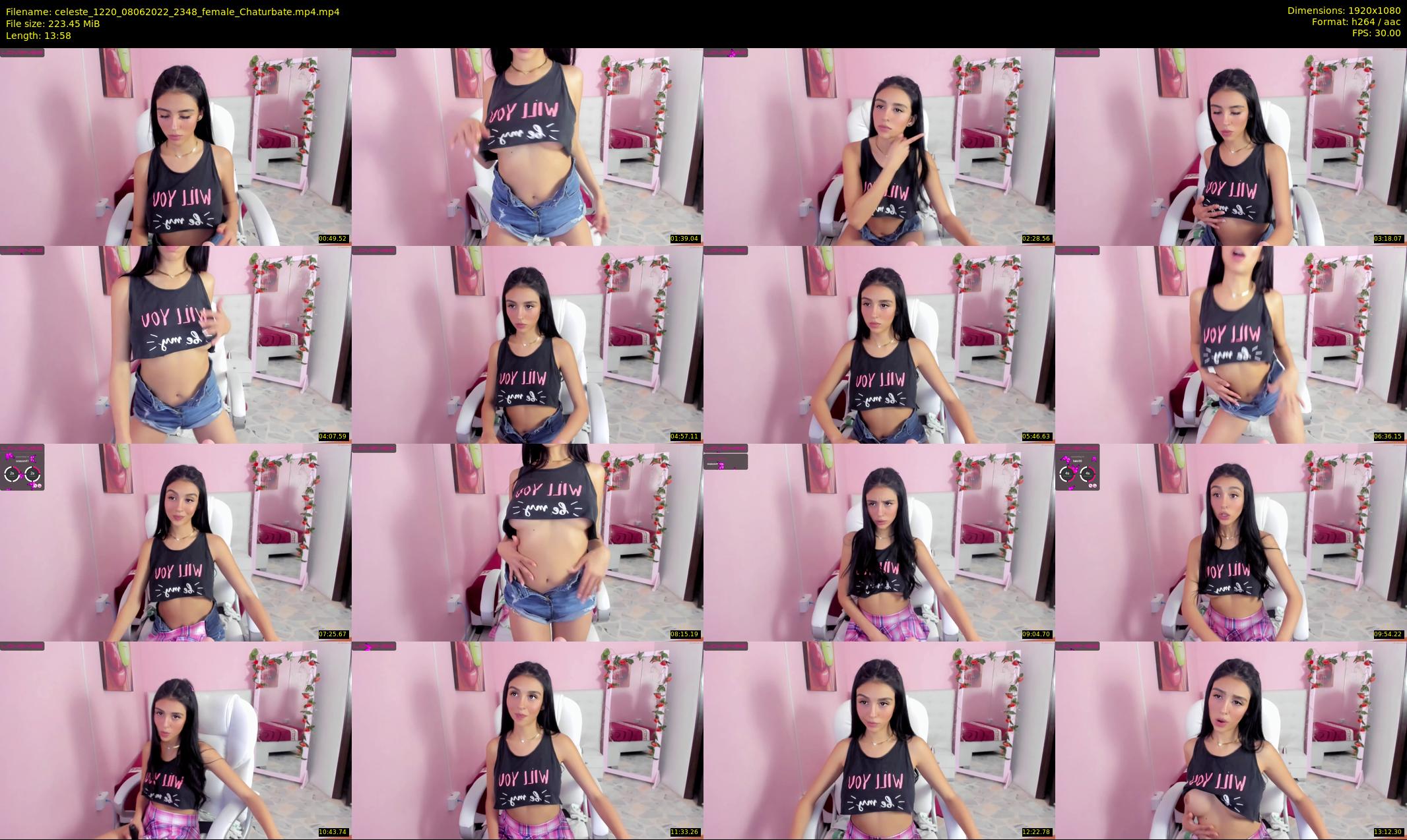 celeste_1220 — 14 minute Chaturbate female cam show recording, 1080p, Jun 8, 2022
