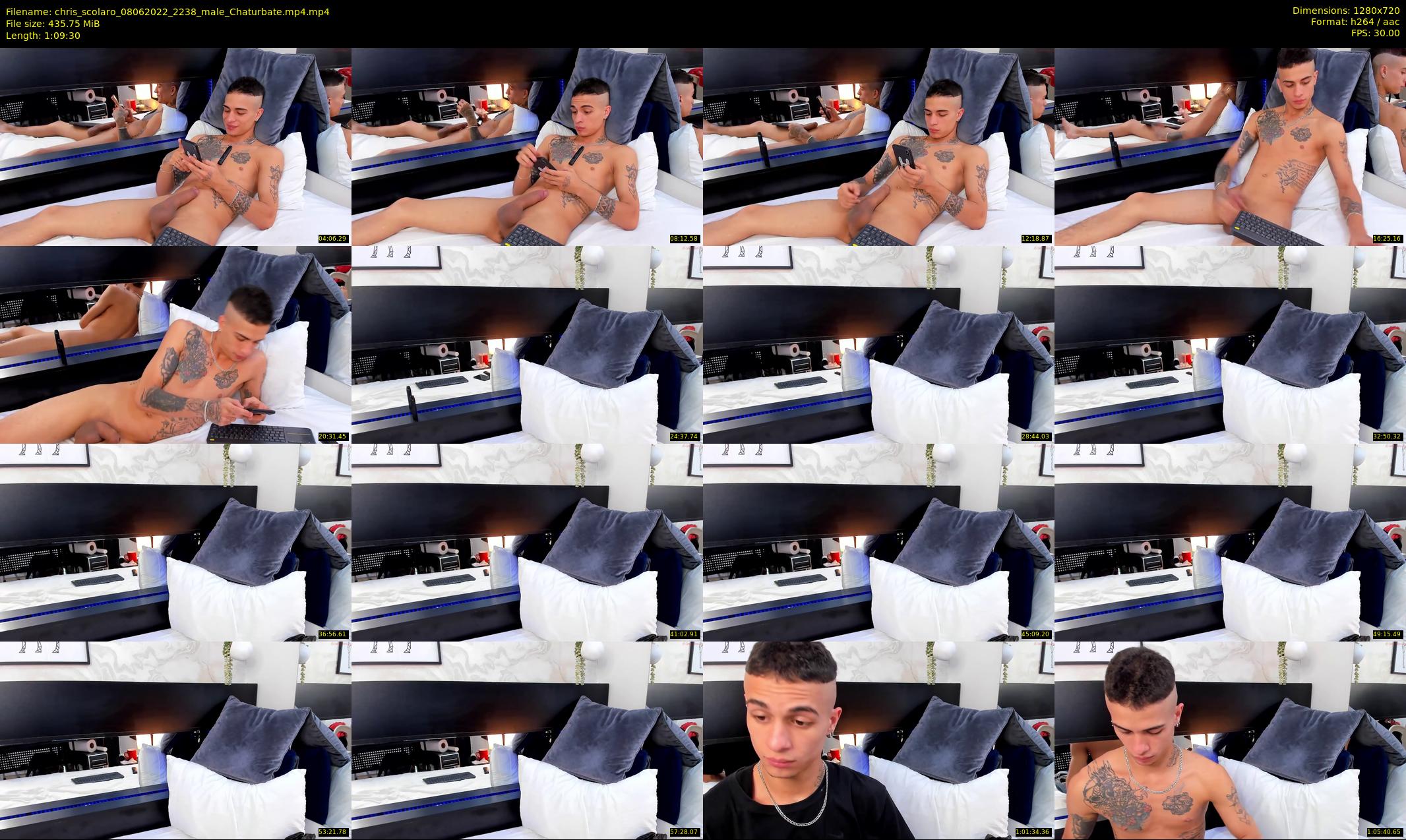chris_scolaro — 70 minute Chaturbate male cam show recording, 720p, Jun 8, 2022
