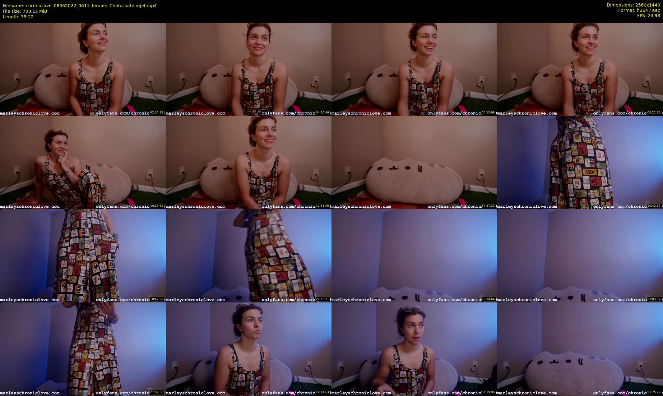 chroniclove — 36 minute Chaturbate female cam show recording, 1080p, Jun 8, 2022