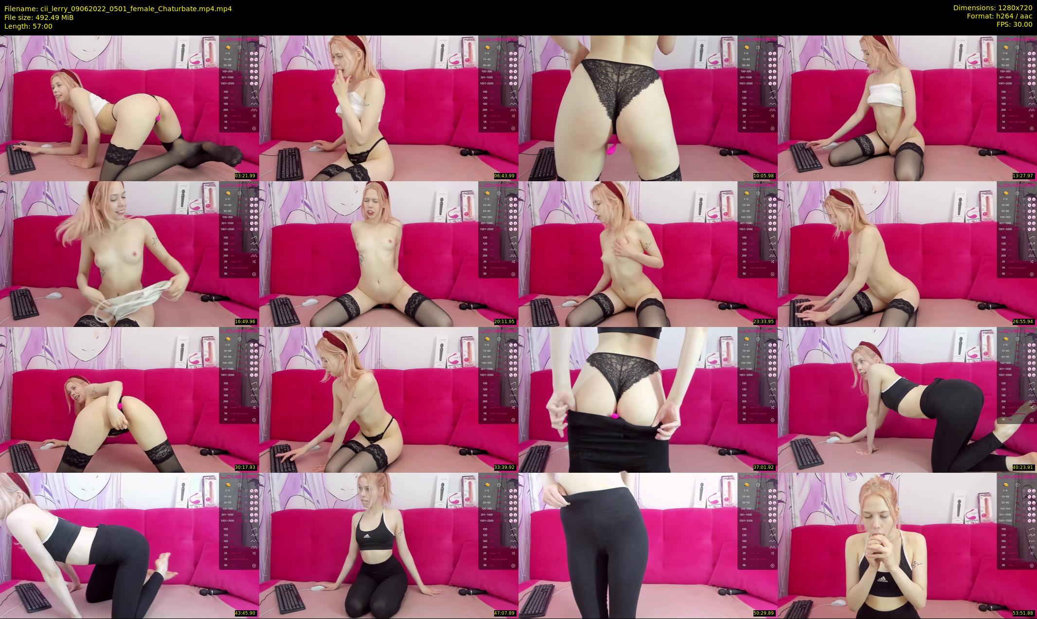 cii_lerry — 57 minute Chaturbate female cam show recording, 720p, Jun 9, 2022