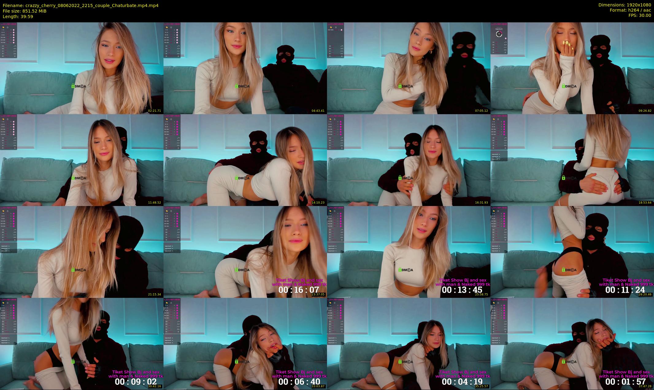 crazzy_cherry — 40 minute Chaturbate female cam show recording, 1080p, Jun 8, 2022