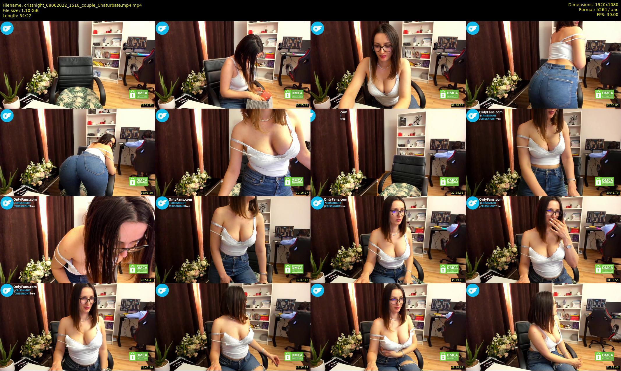 crissnight — 55 minute Chaturbate female cam show recording, 1080p, Jun 8, 2022