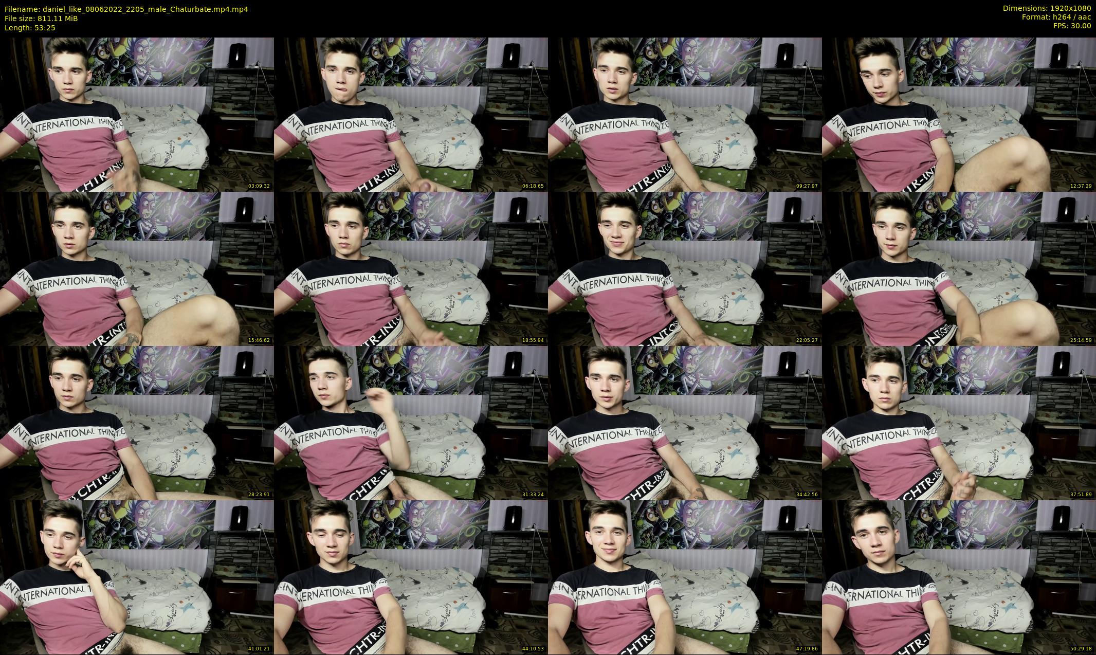 daniel_like — 54 minute Chaturbate male cam show recording, 1080p, Jun 8, 2022