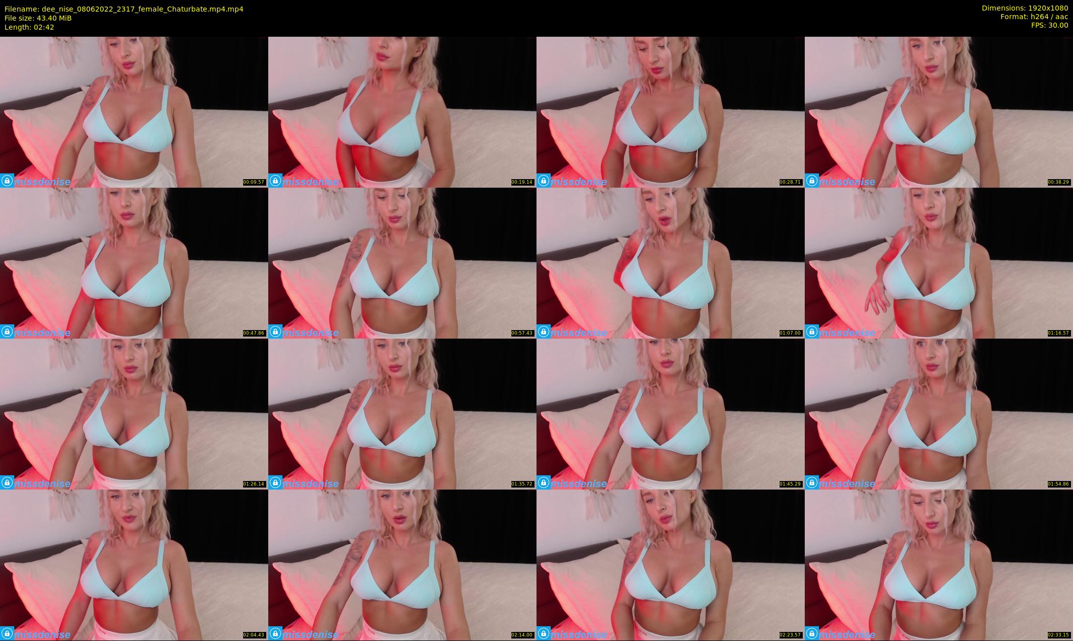 dee_nise — 3 minute Chaturbate female cam show recording, 1080p, Jun 8, 2022