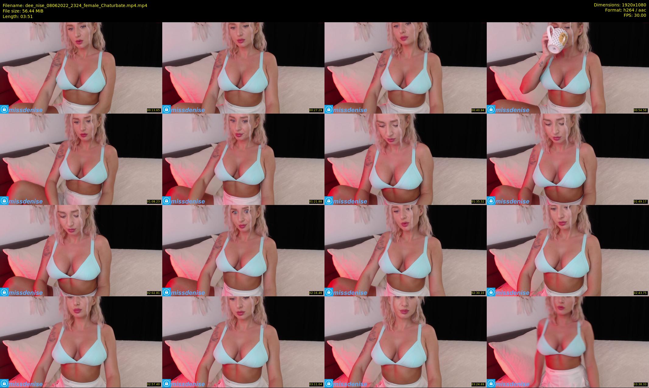 dee_nise — 4 minute Chaturbate female cam show recording, 1080p, Jun 8, 2022