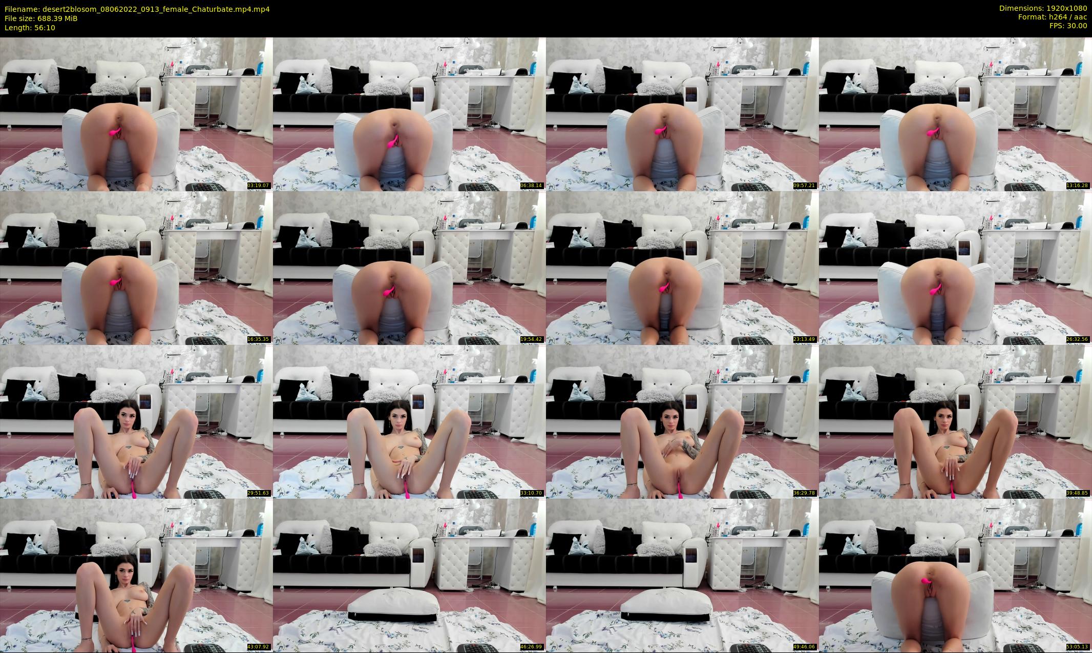 desert2blosom — 57 minute Chaturbate female cam show recording, 1080p, Jun 8, 2022