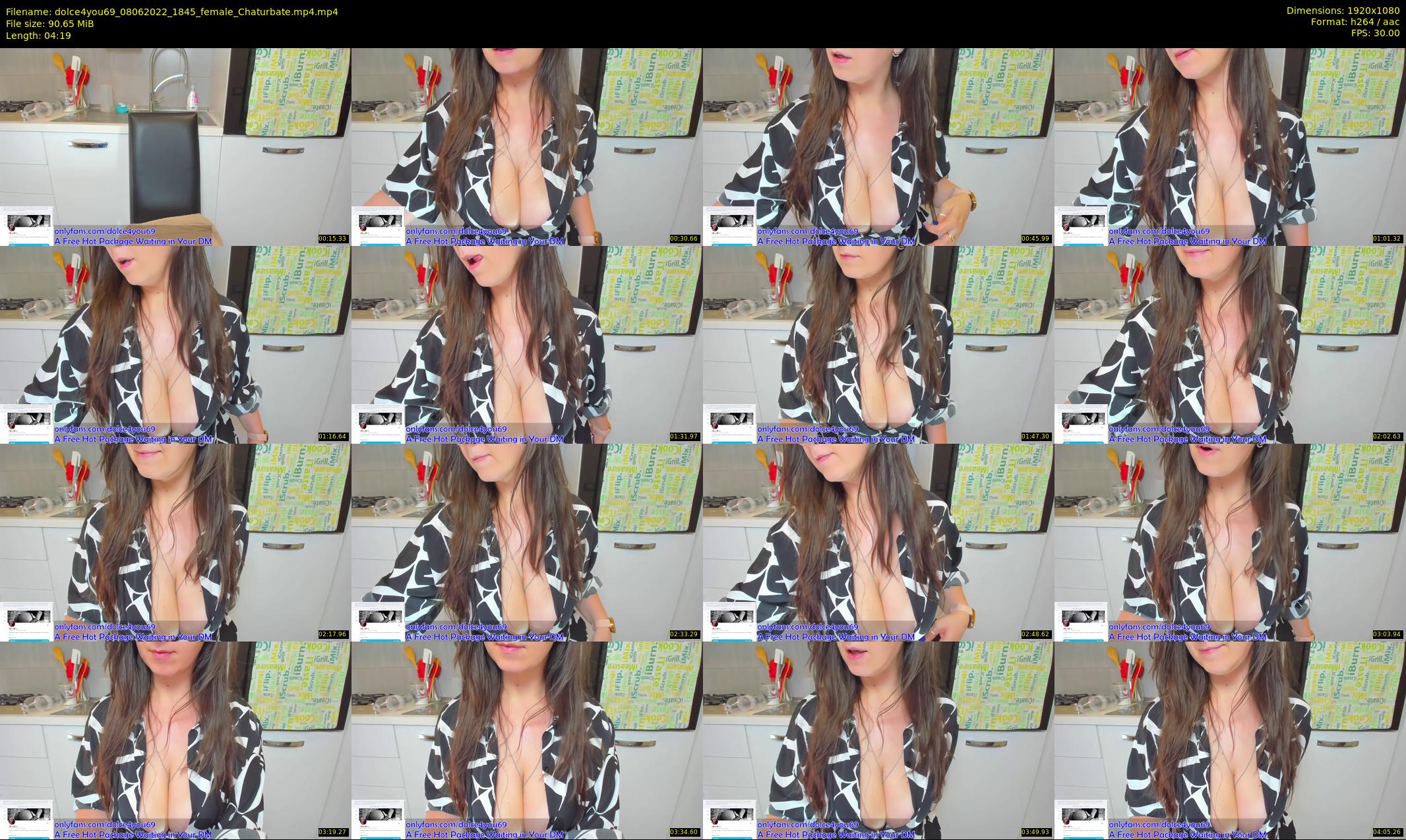 dolce4you69 — 5 minute Chaturbate female cam show recording, 1080p, Jun 8, 2022