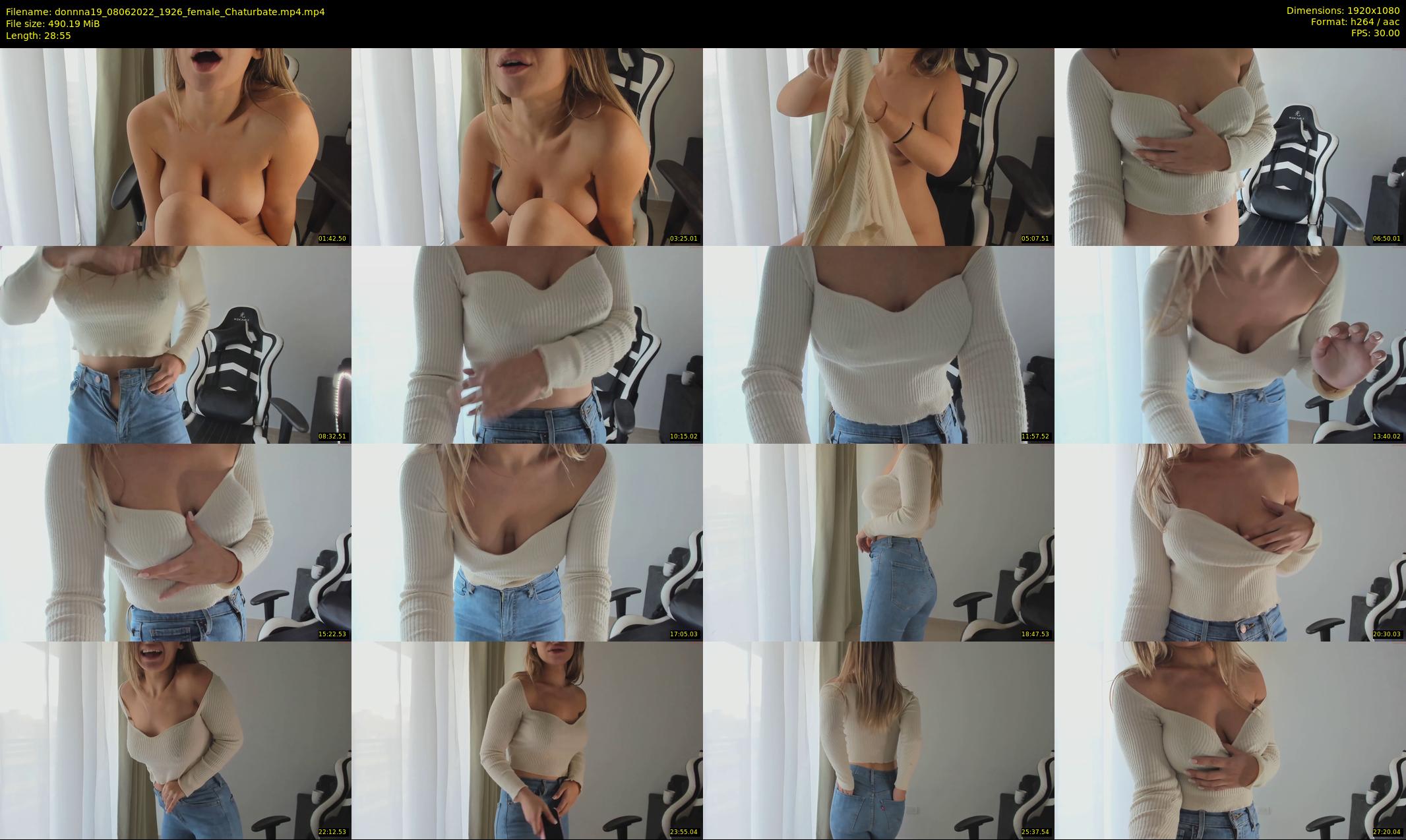 donnna19 — 29 minute Chaturbate female cam show recording, 1080p, Jun 8, 2022