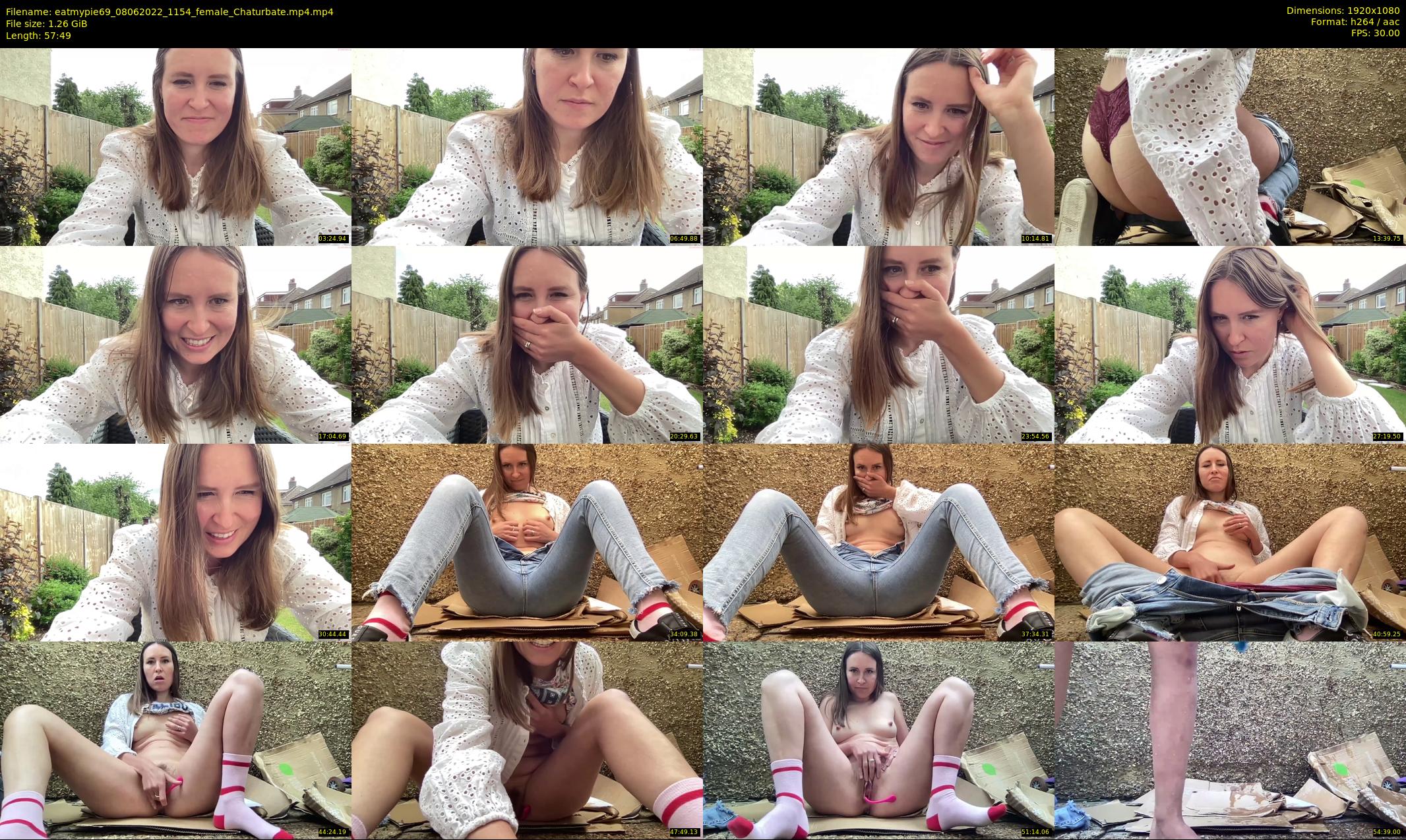 eatmypie69 — 58 minute Chaturbate female cam show recording, 1080p, Jun 8, 2022