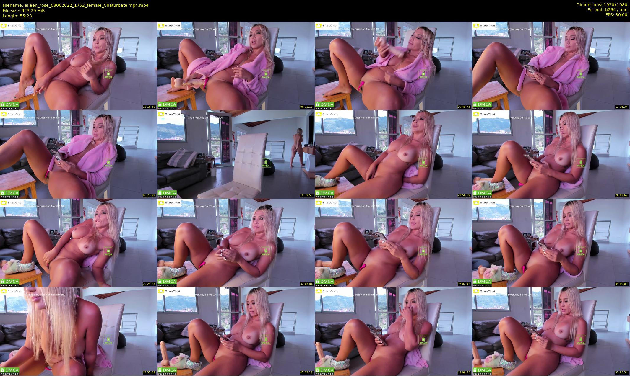 eileen_rose — 56 minute Chaturbate female cam show recording, 1080p, Jun 8, 2022