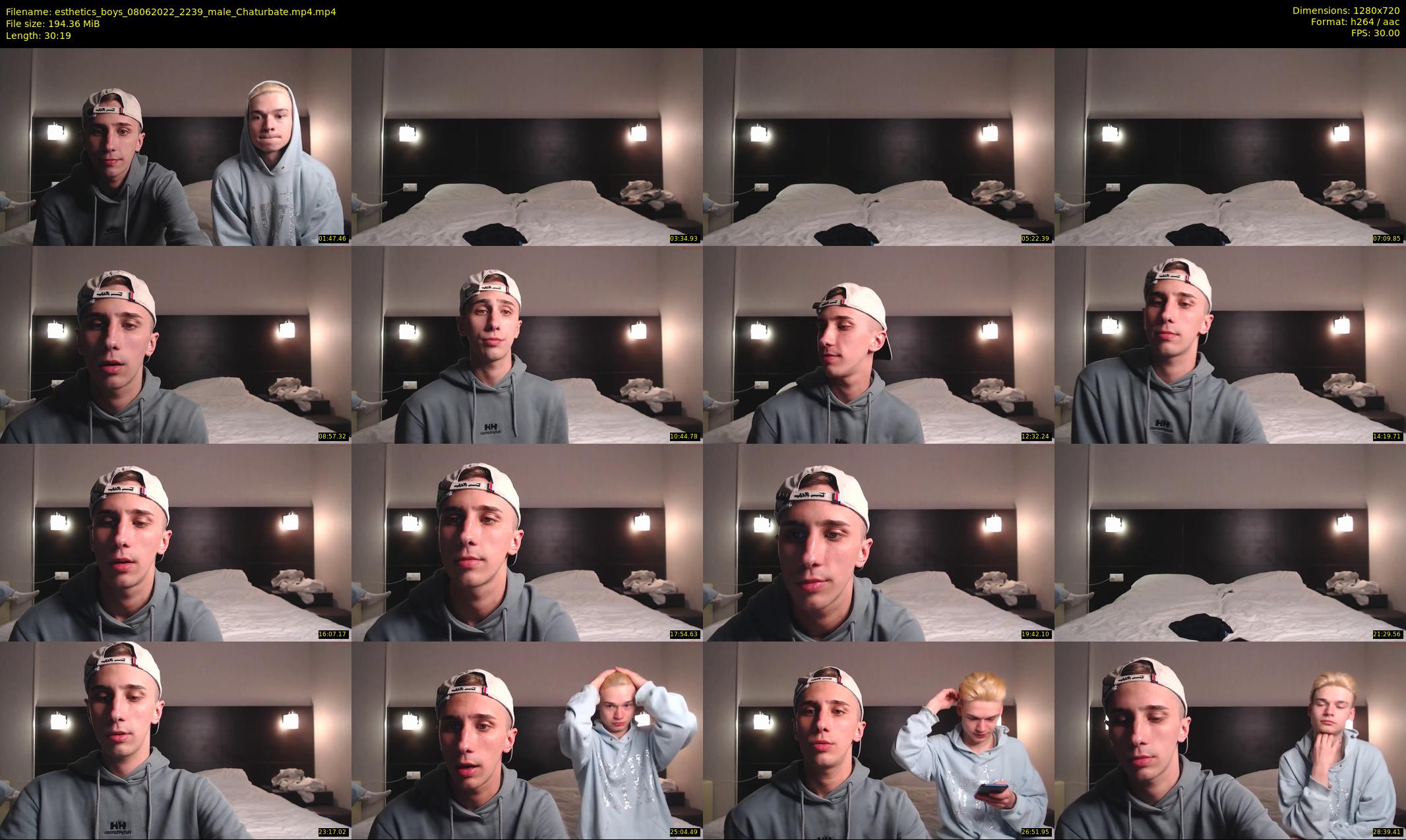 esthetics_boys — 31 minute Chaturbate male cam show recording, 720p, Jun 8, 2022