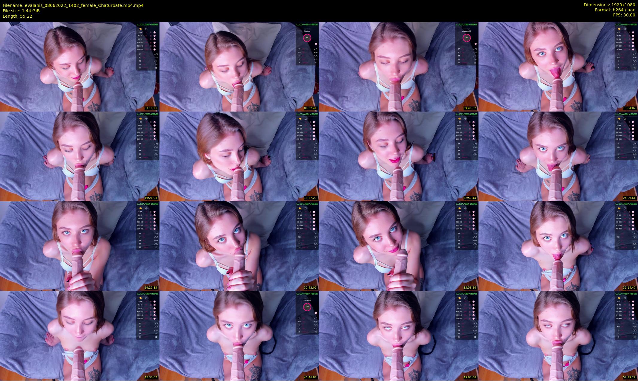 evalanis — 56 minute Chaturbate couple cam show recording, 1080p, Jun 8, 2022