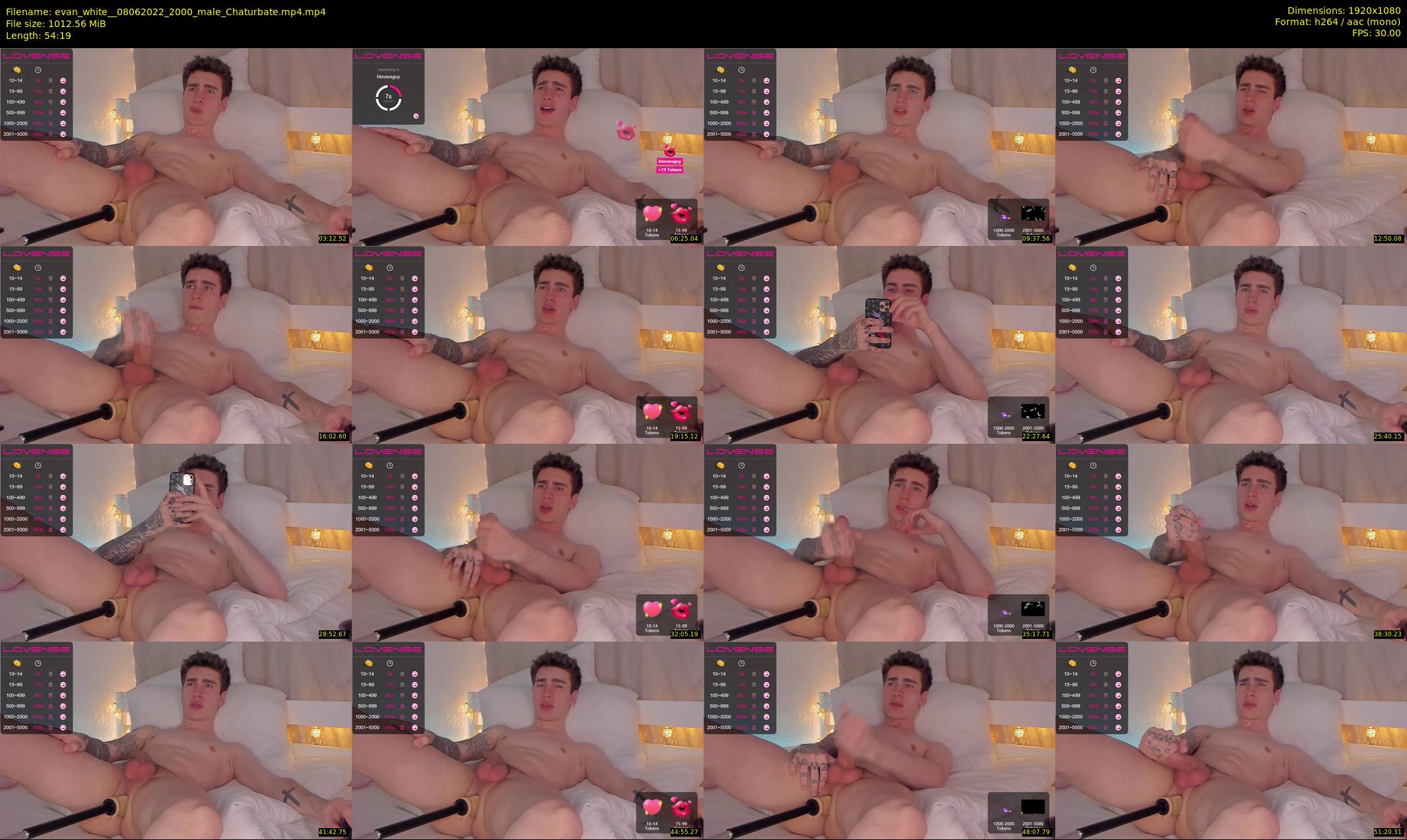 evan_white_ — 55 minute Chaturbate male cam show recording, 1080p, Jun 8, 2022