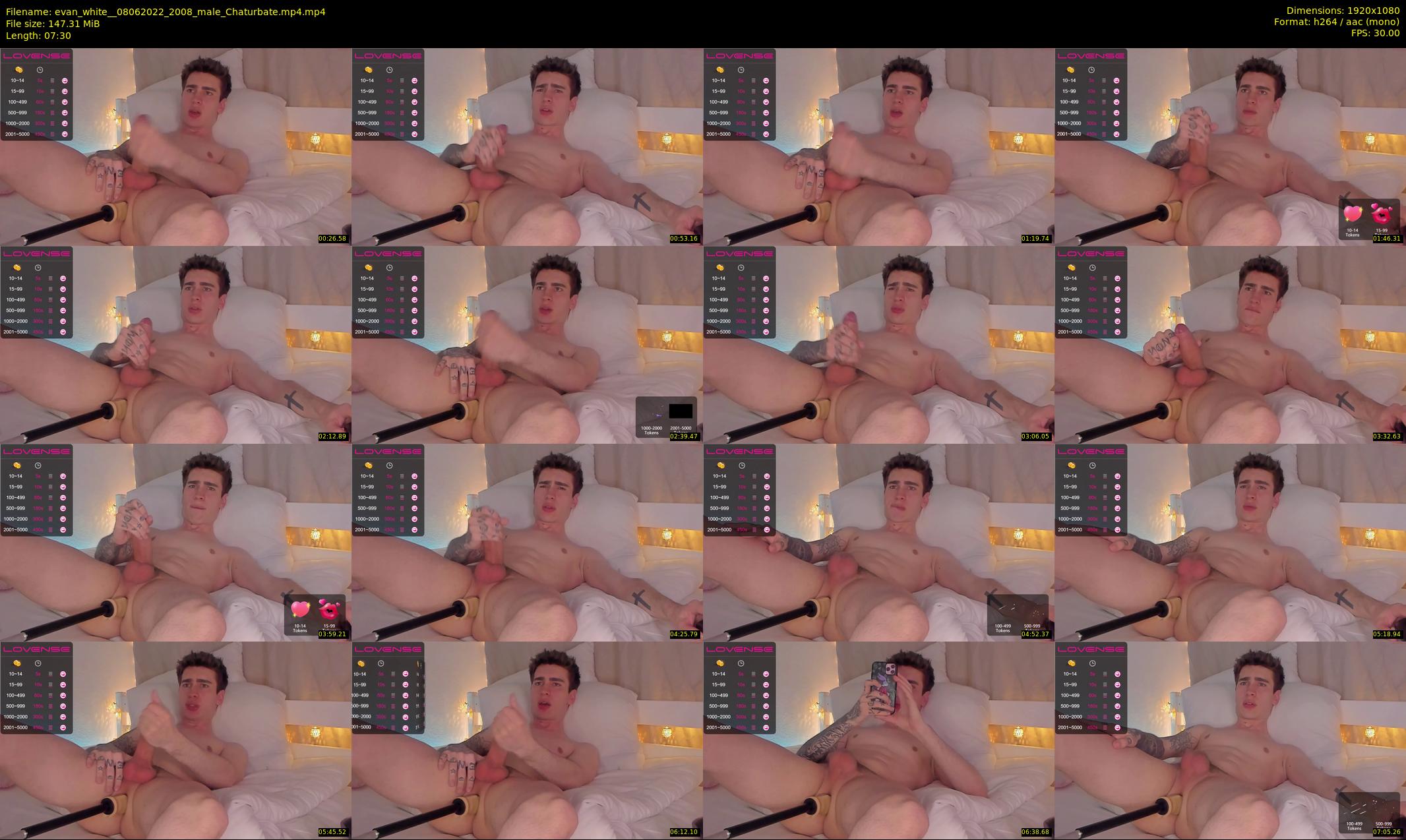 evan_white_ — 8 minute Chaturbate male cam show recording, 1080p, Jun 8, 2022