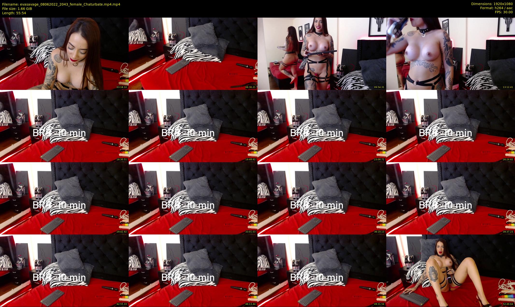 evasavage — 56 minute Chaturbate female cam show recording, 1080p, Jun 8, 2022