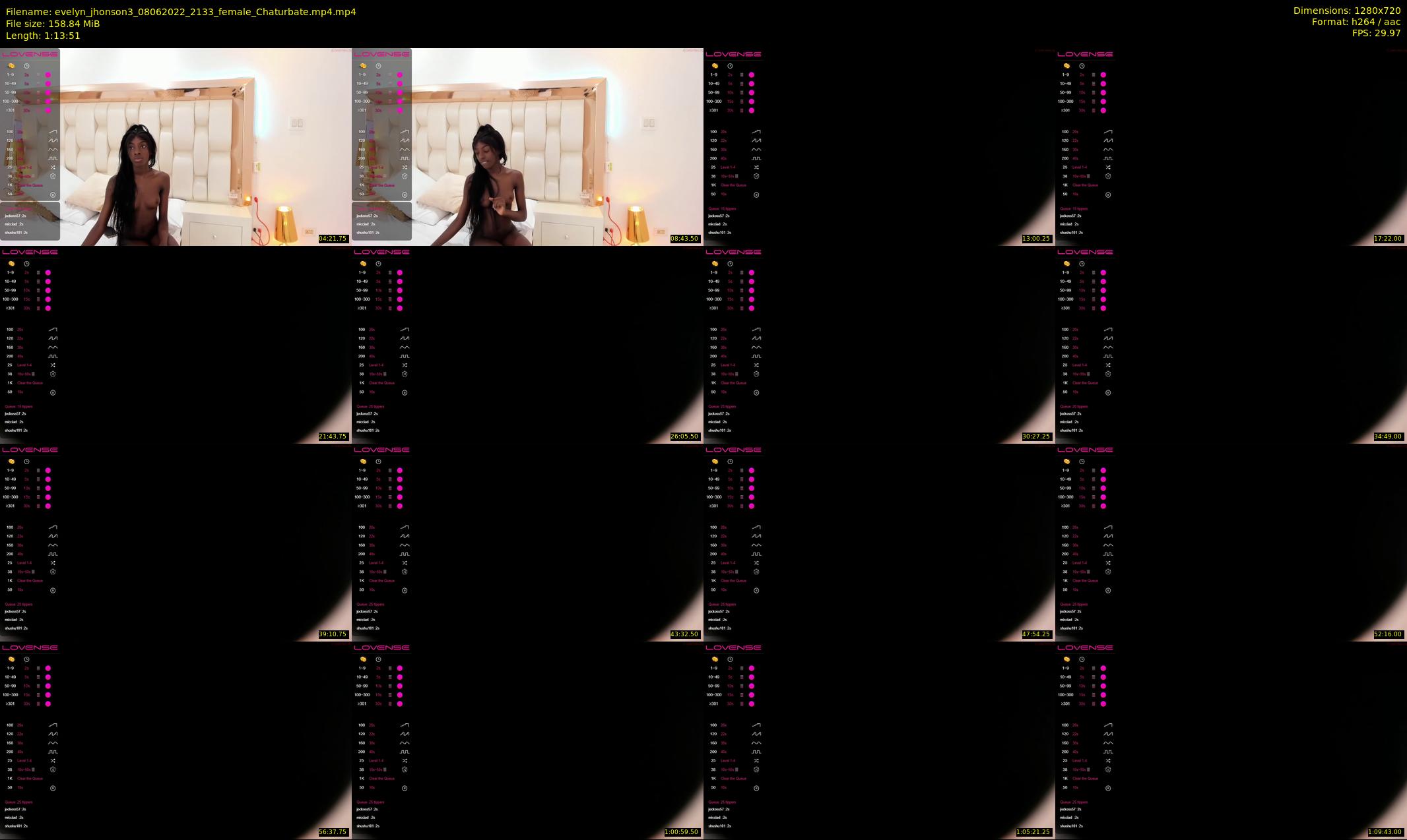 evelyn_jhonson3 — 74 minute Chaturbate female cam show recording, 720p, Jun 8, 2022