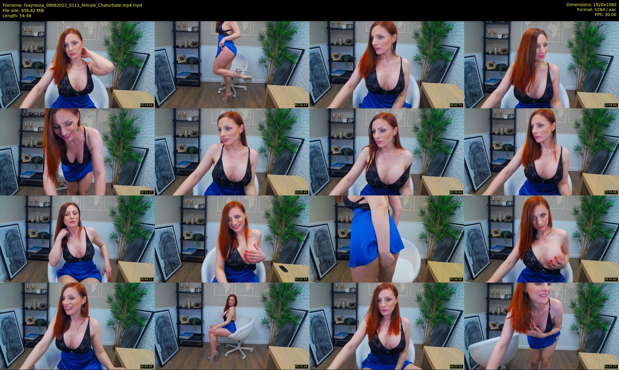 foxynesss — 55 minute Chaturbate female cam show recording, 1080p, Jun 9, 2022