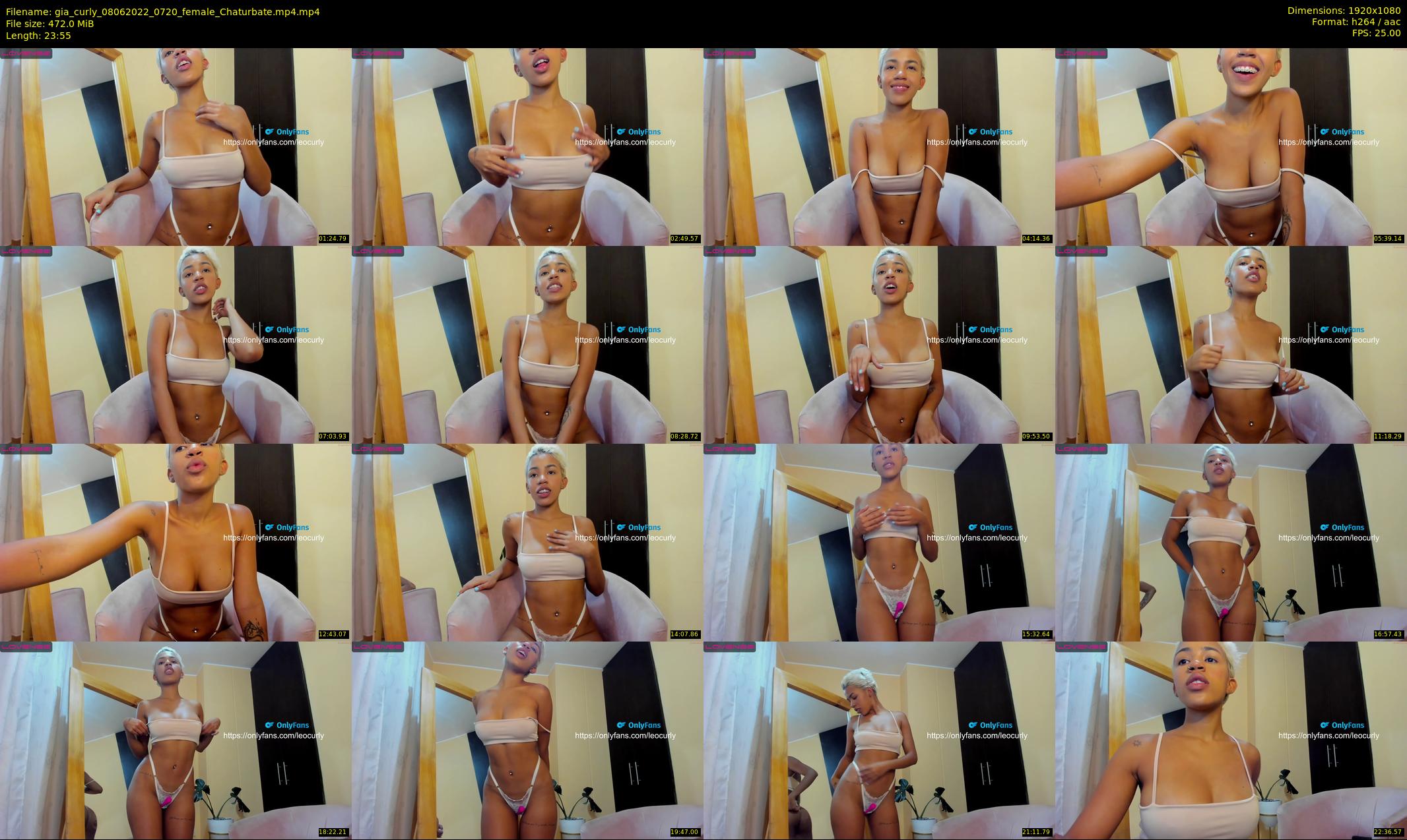 gia_curly — 24 minute Chaturbate female cam show recording, 1080p, Jun 8, 2022