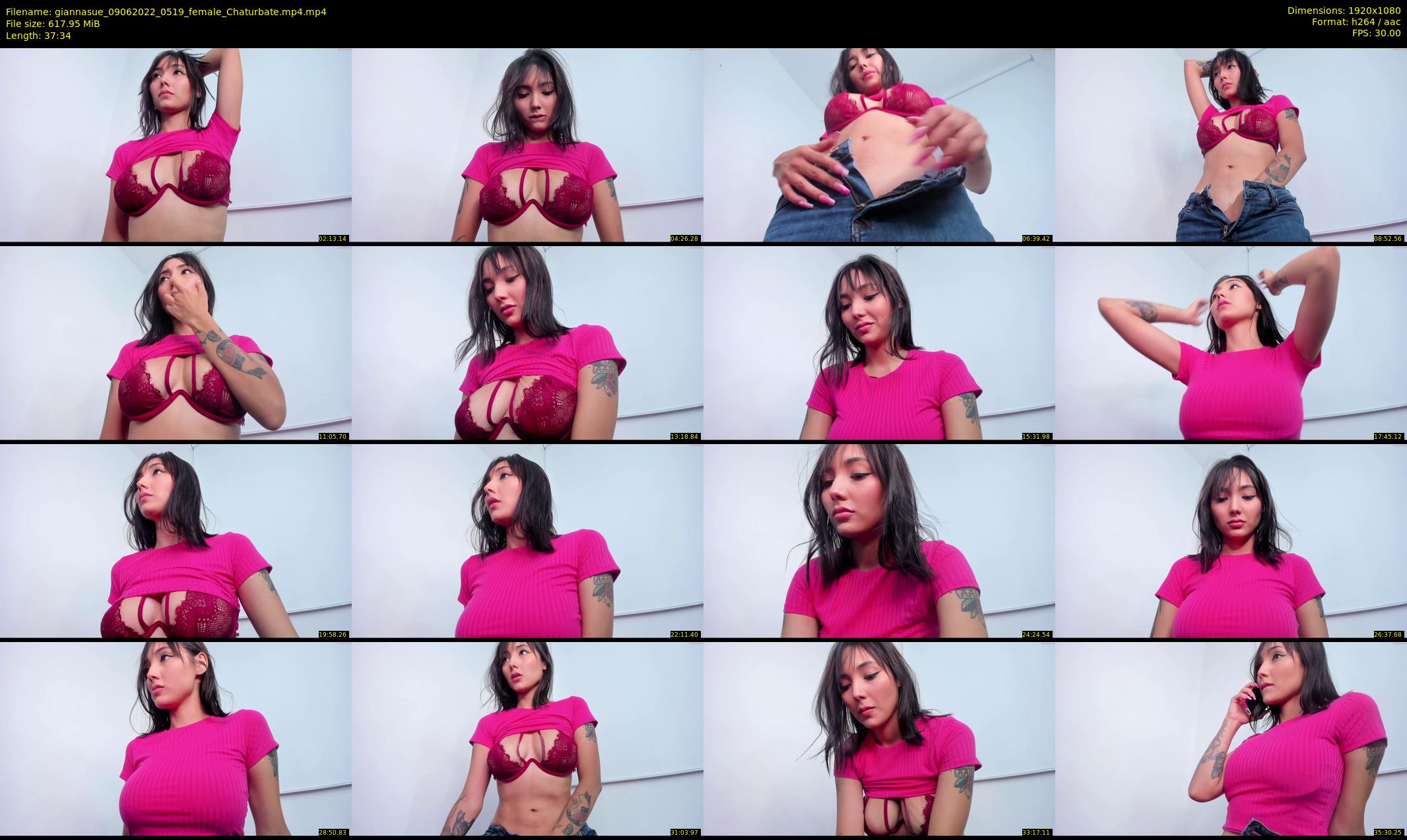 giannasue — 38 minute Chaturbate female cam show recording, 1080p, Jun 9, 2022