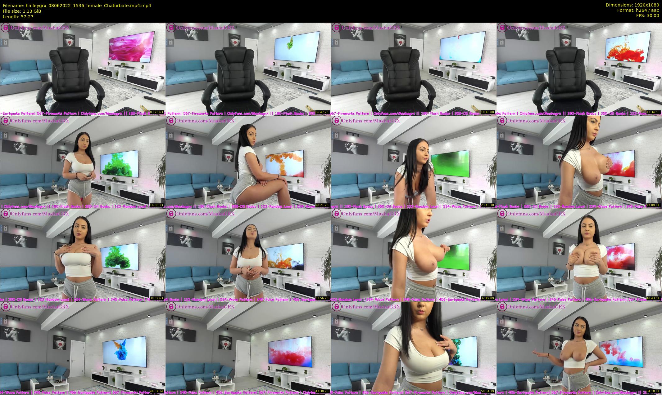haileygrx — 58 minute Chaturbate female cam show recording, 1080p, Jun 8, 2022