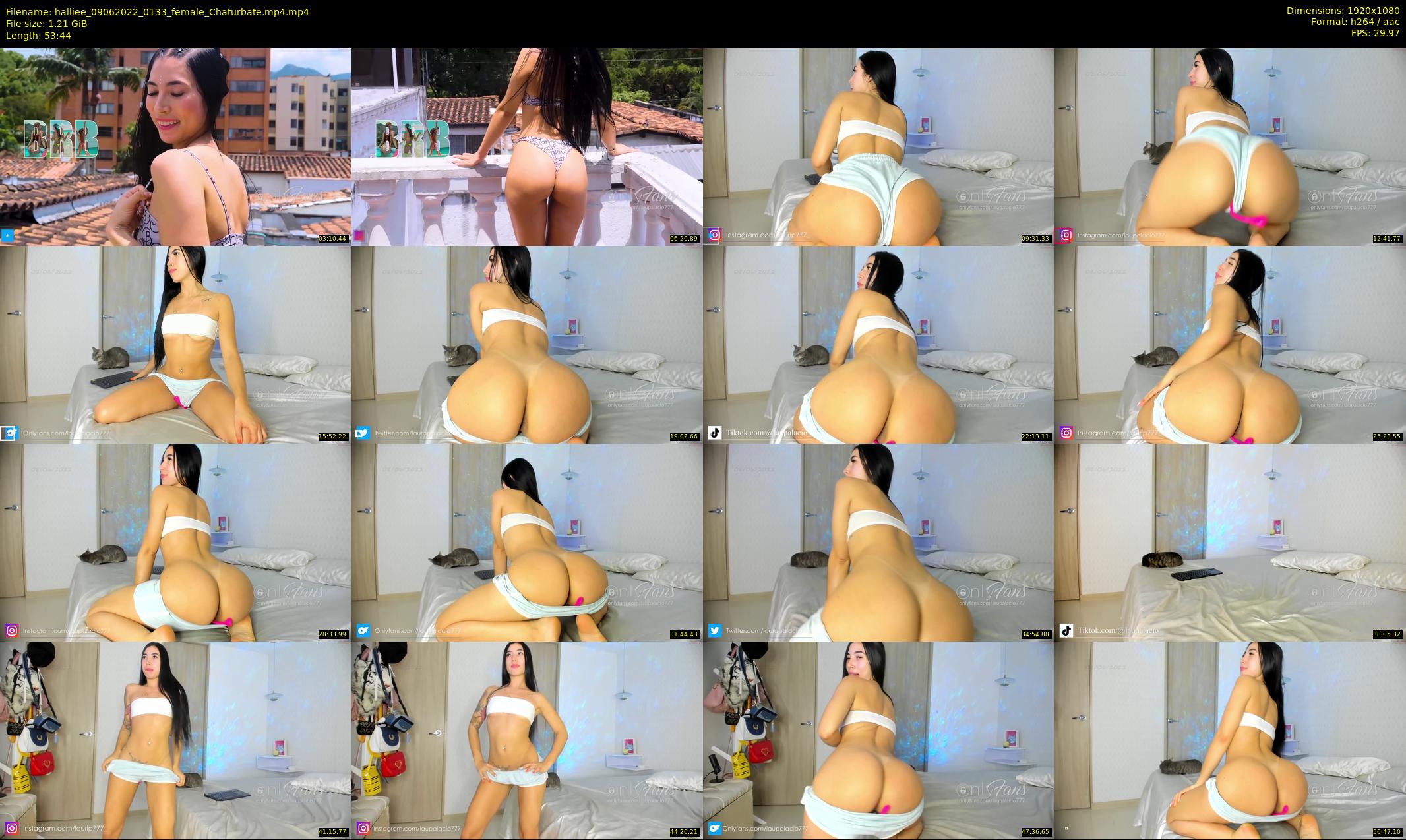 halliee — 54 minute Chaturbate couple cam show recording, 1080p, Jun 9, 2022