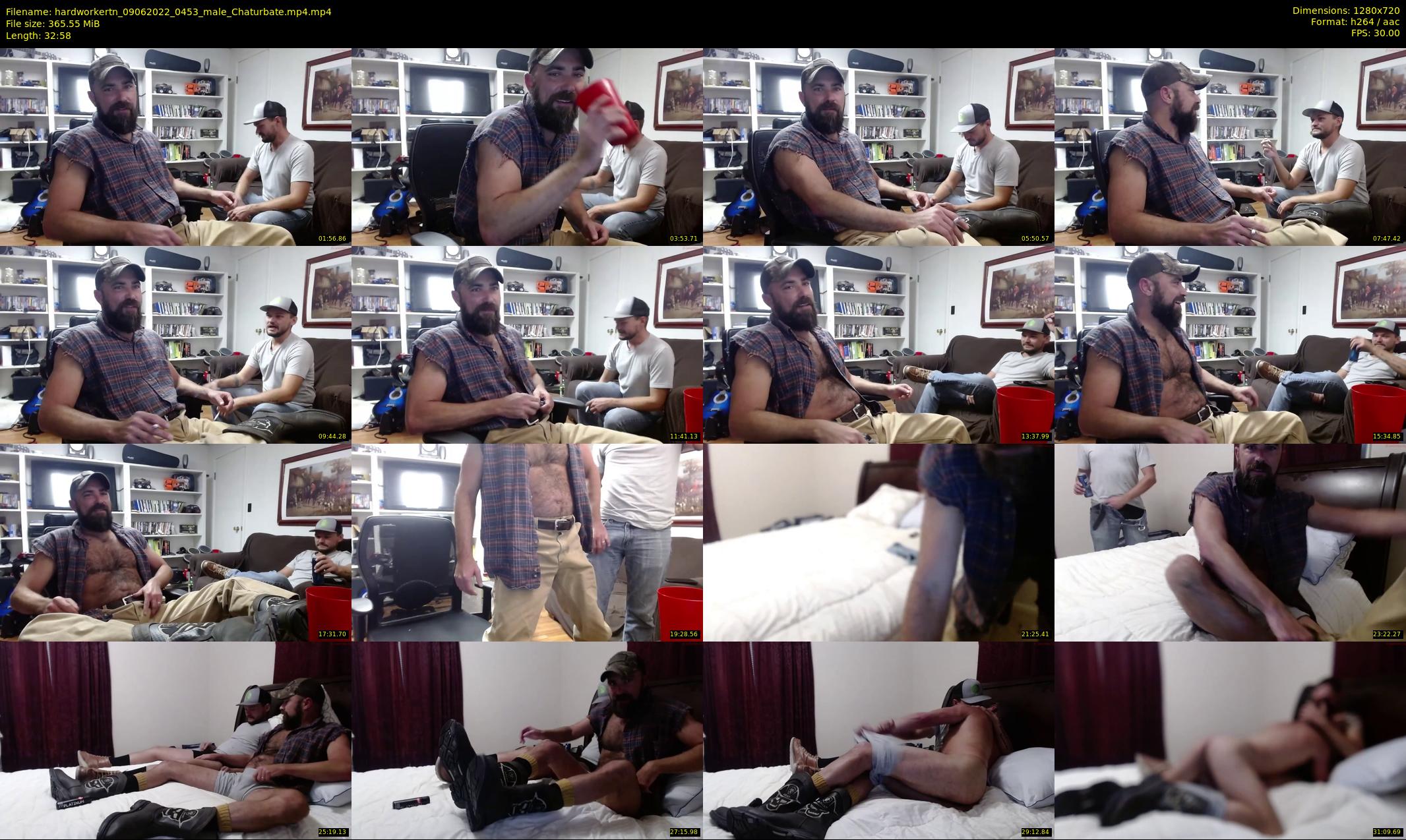 hardworkertn — 33 minute Chaturbate male cam show recording, 720p, Jun 9, 2022