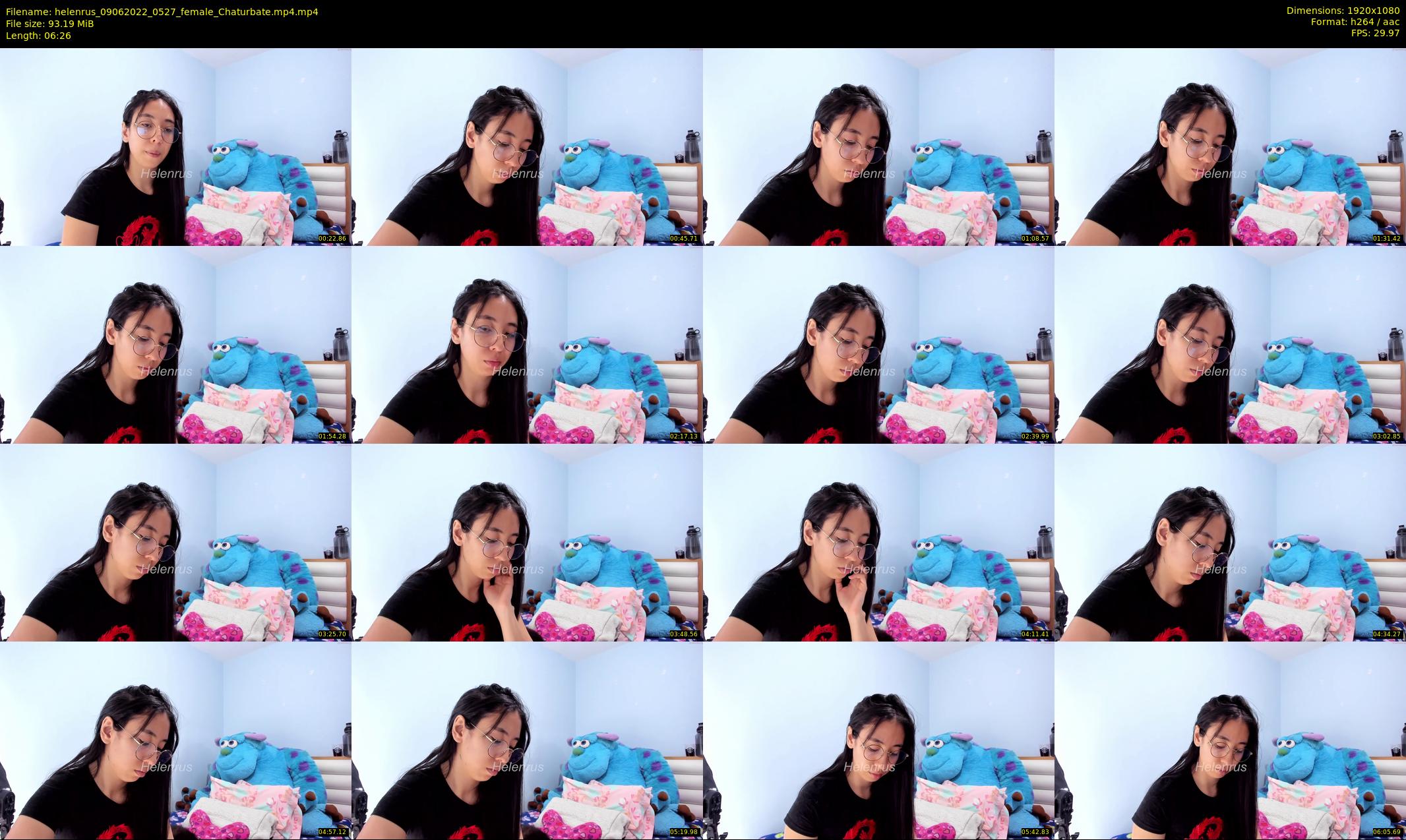 helenrus — 7 minute Chaturbate female cam show recording, 1080p, Jun 9, 2022
