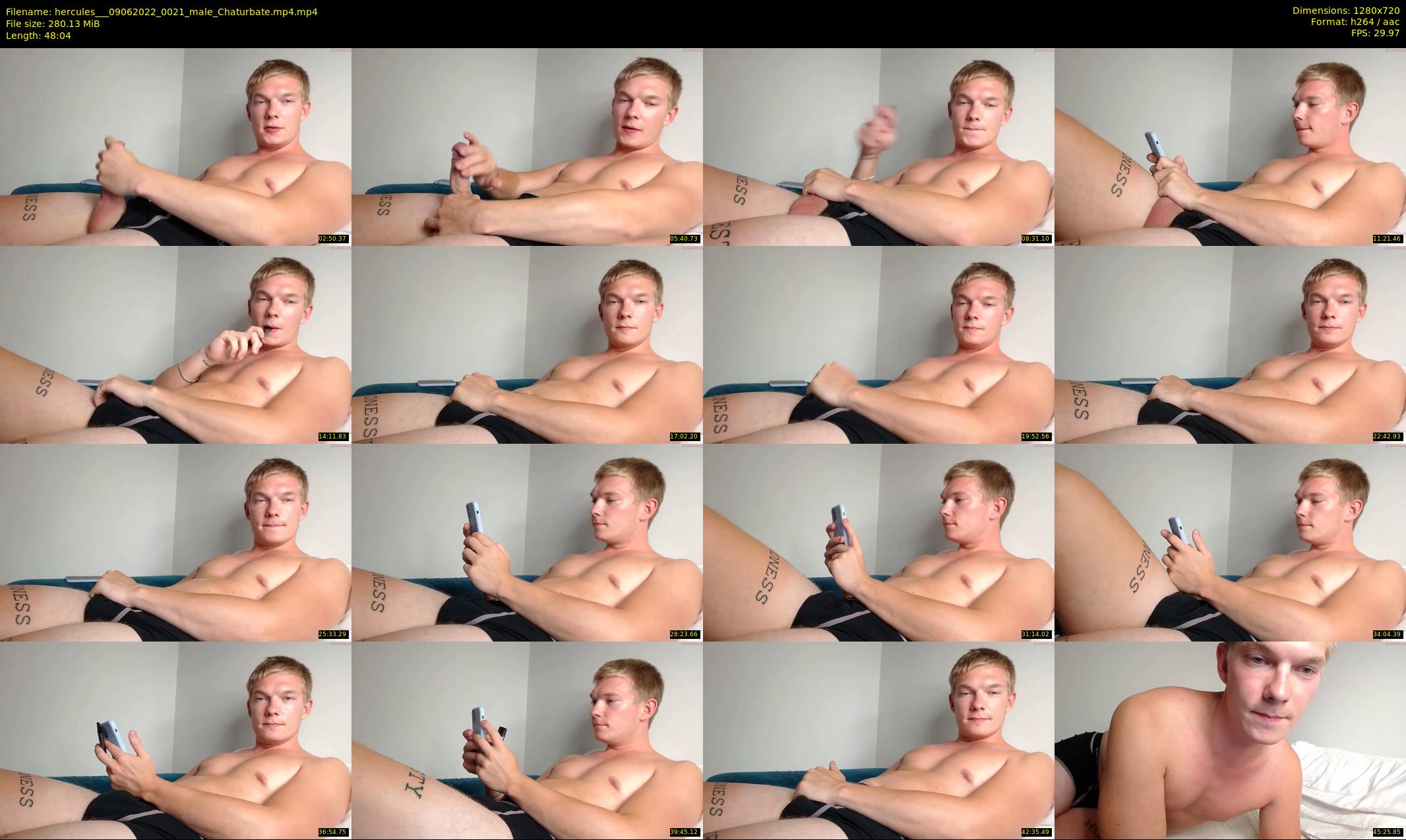 hercules__ — 49 minute Chaturbate male cam show recording, 720p, Jun 9, 2022