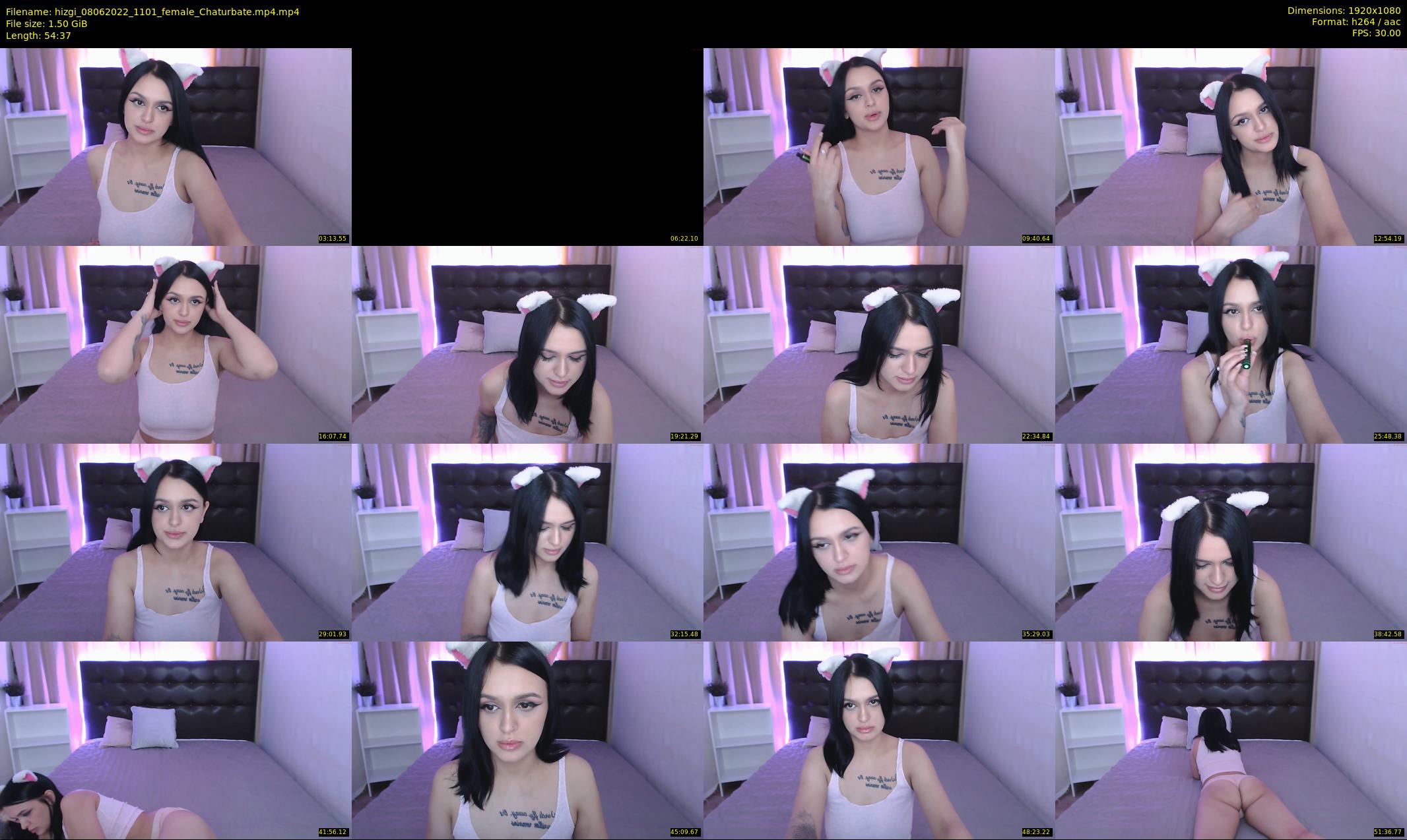 hizgi — 55 minute Chaturbate couple cam show recording, 1080p, Jun 8, 2022