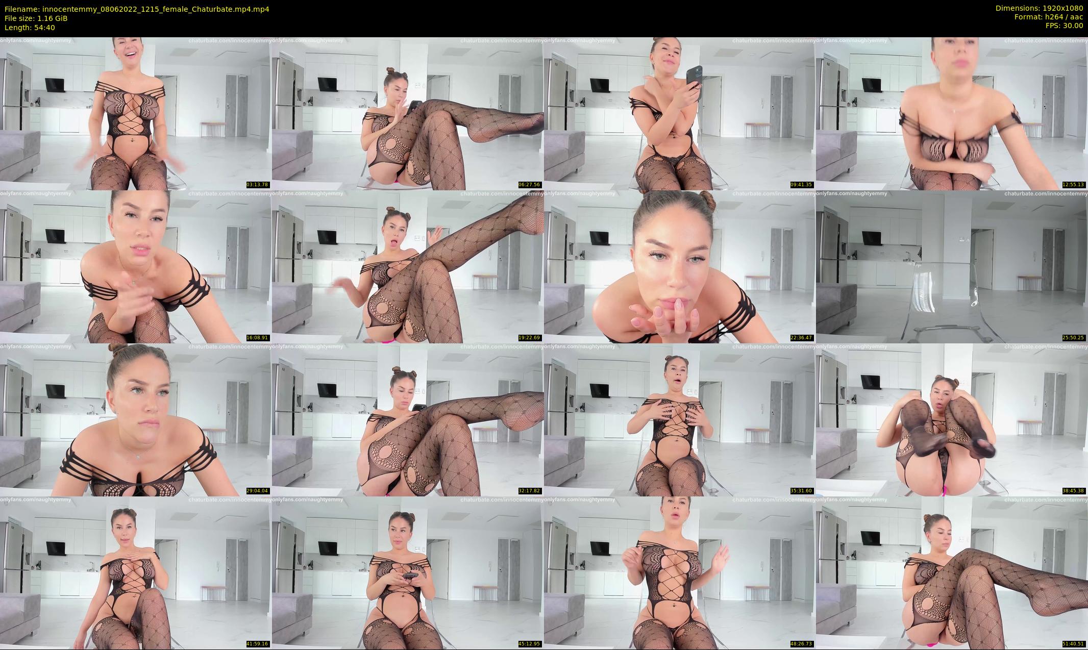 innocentemmy — 55 minute Chaturbate female cam show recording, 1080p, Jun 8, 2022