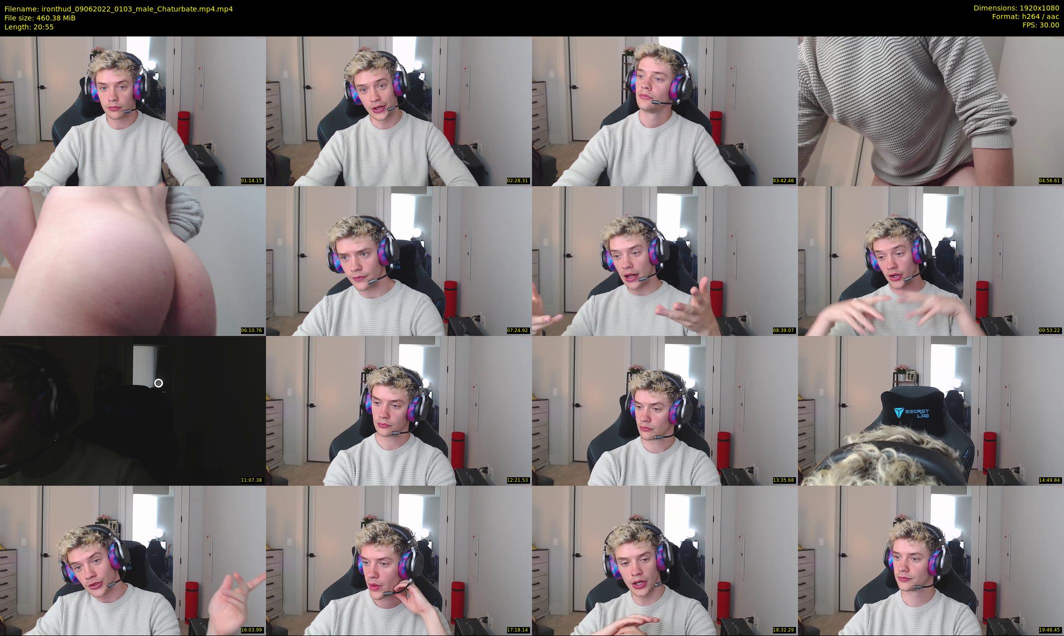 ironthud — 21 minute Chaturbate male cam show recording, 1080p, Jun 9, 2022