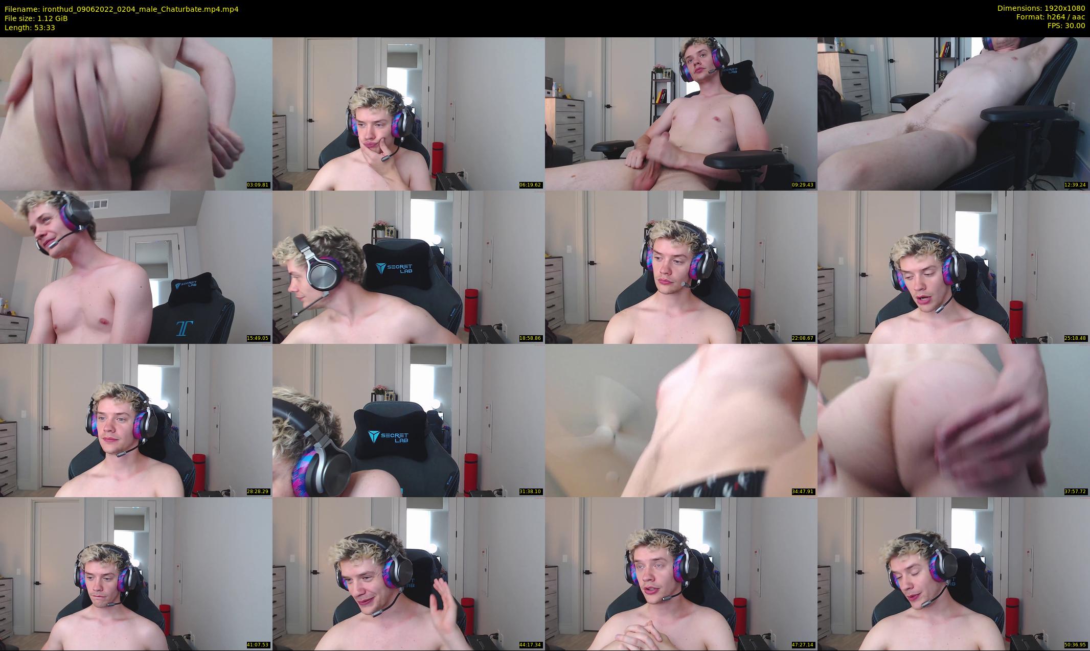 ironthud — 54 minute Chaturbate male cam show recording, 1080p, Jun 9, 2022