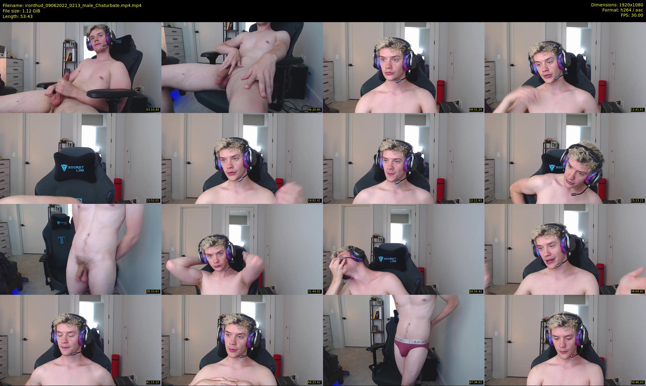 ironthud — 54 minute Chaturbate male cam show recording, 1080p, Jun 9, 2022
