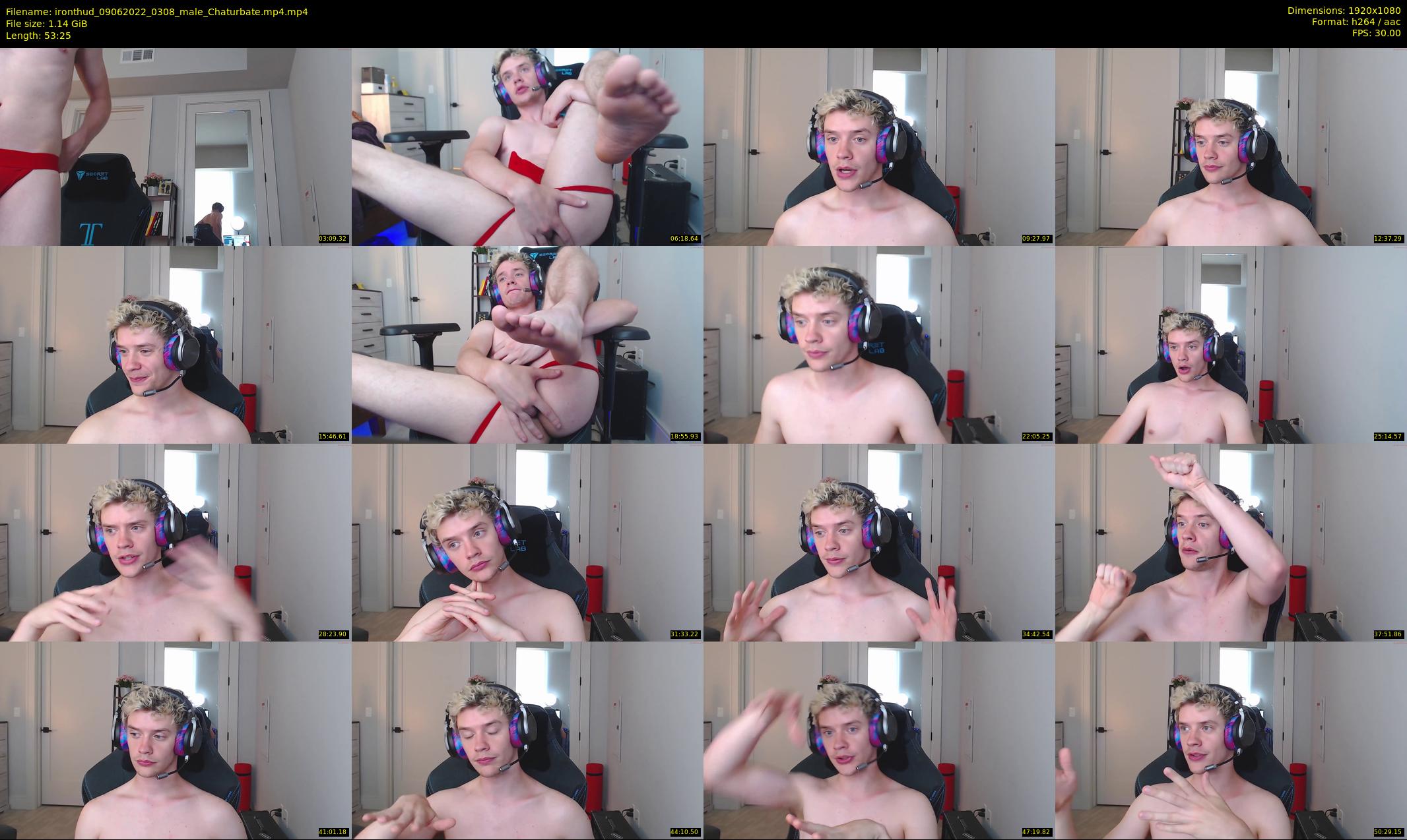 ironthud — 54 minute Chaturbate male cam show recording, 1080p, Jun 9, 2022