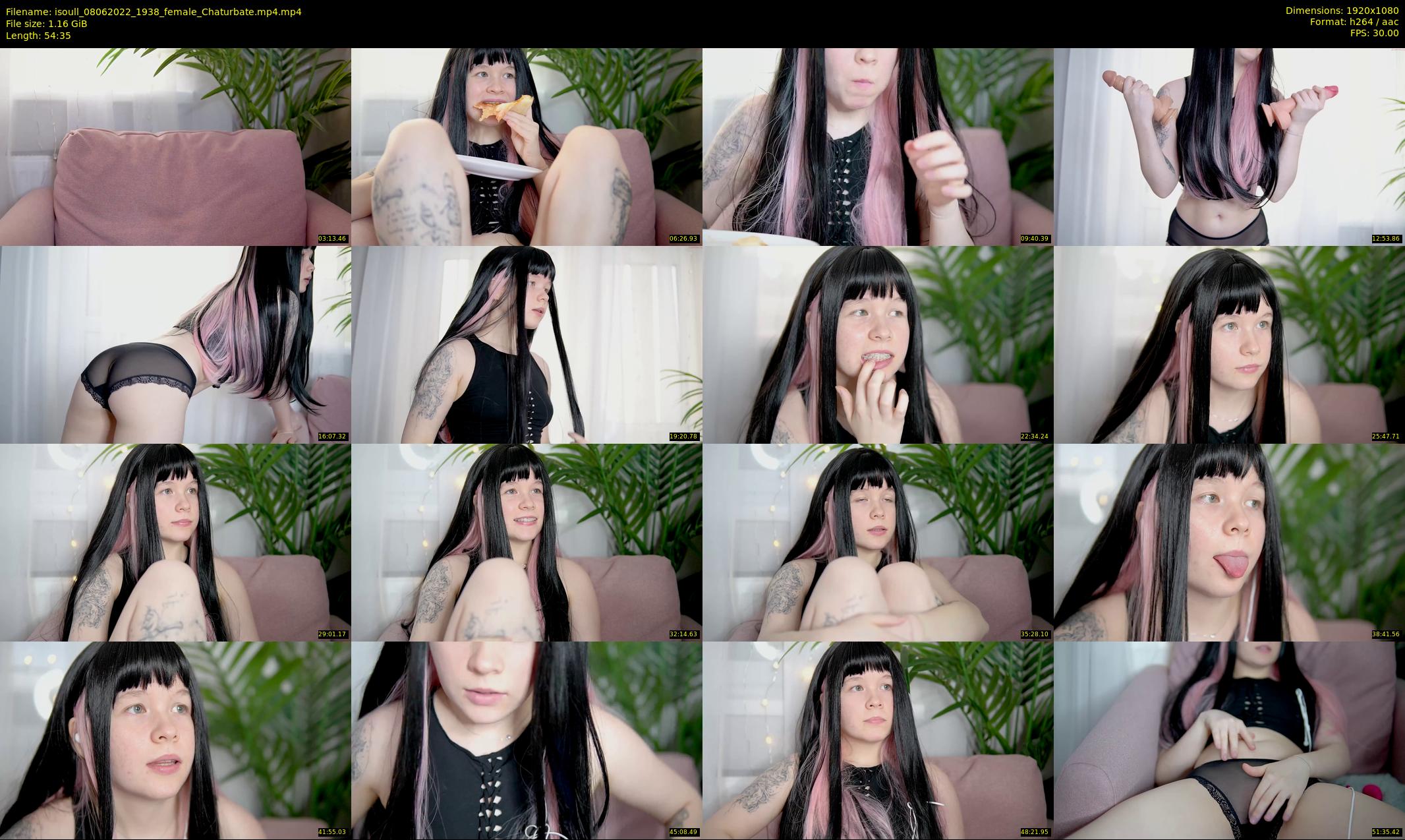 isoull — 55 minute Chaturbate female cam show recording, 1080p, Jun 8, 2022