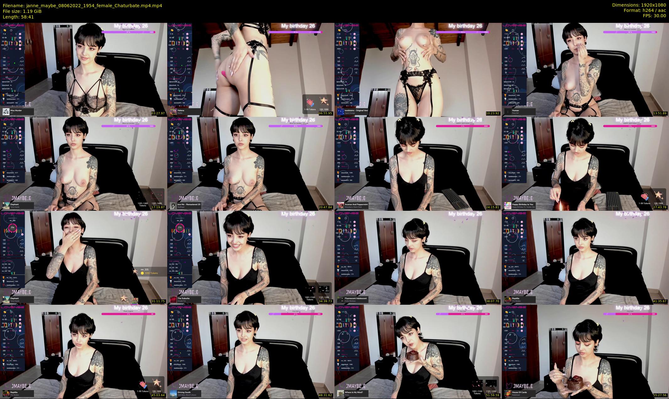 janne_maybe — 59 minute Chaturbate female cam show recording, 1080p, Jun 8, 2022