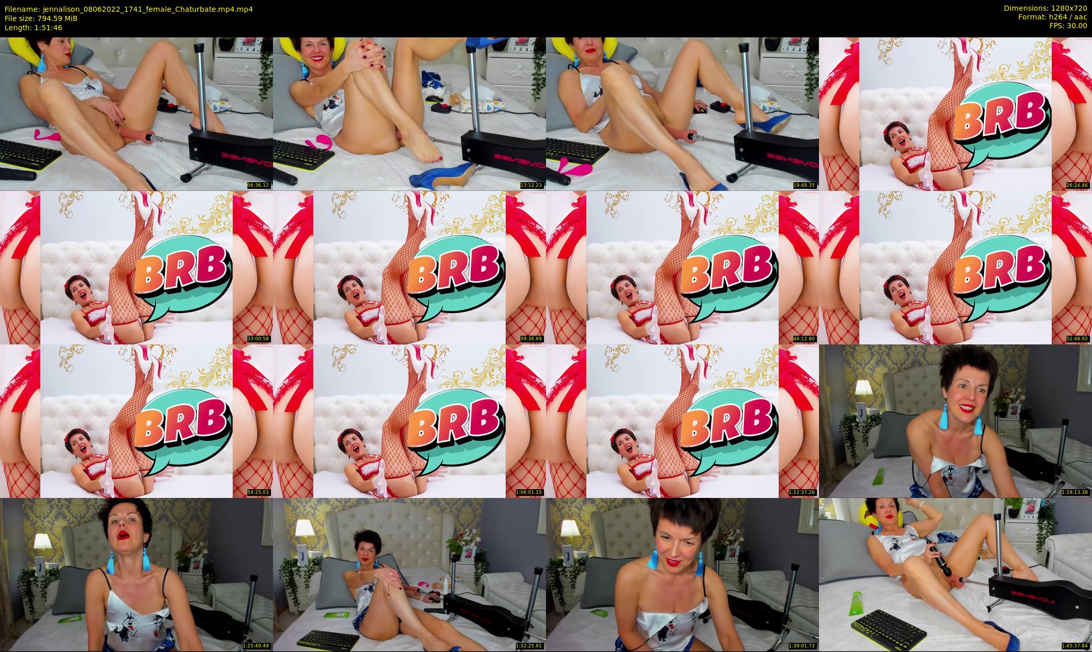 jennalison — 112 minute Chaturbate female cam show recording, 720p, Jun 8, 2022