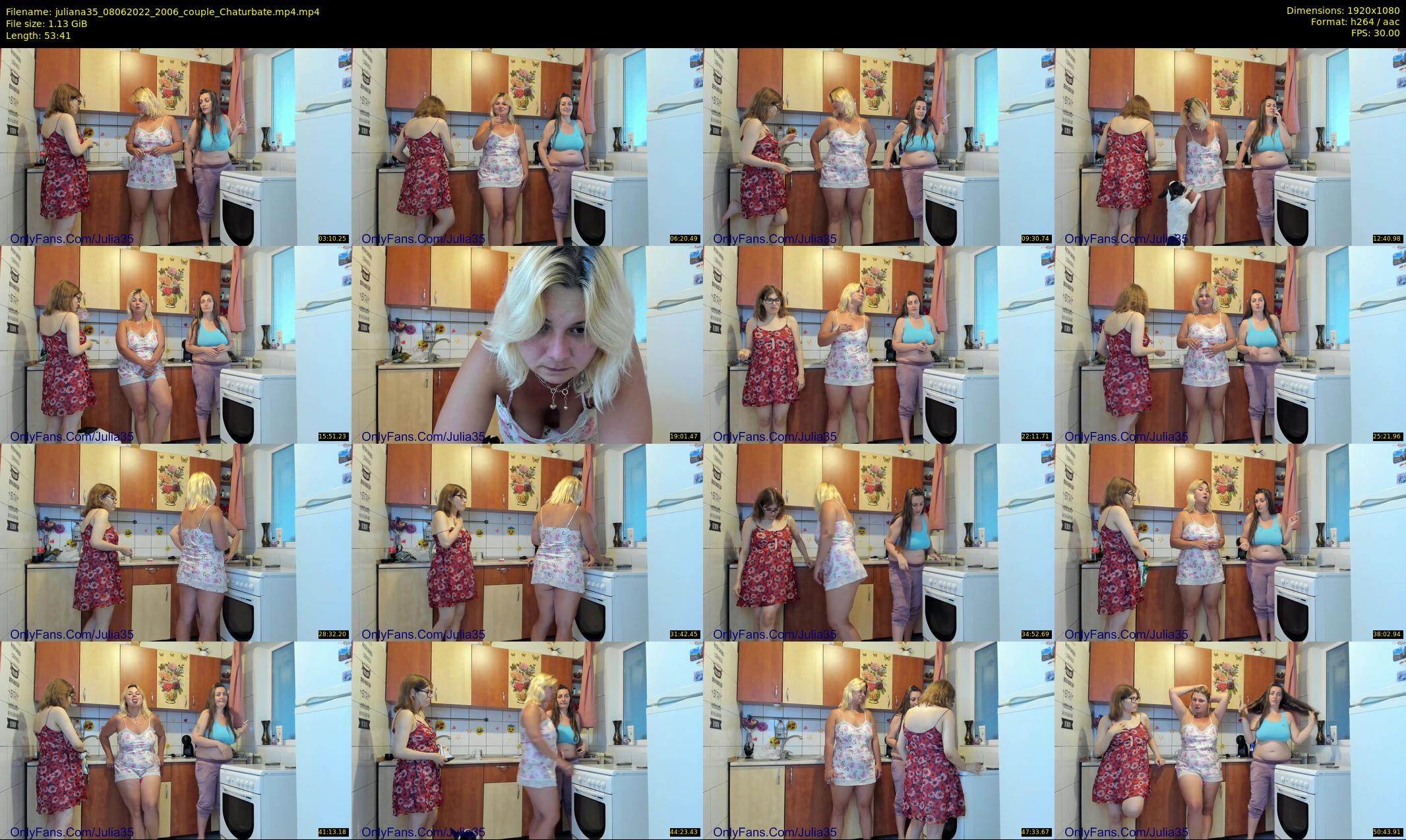 juliana35 — 54 minute Chaturbate couple cam show recording, 1080p, Jun 8, 2022