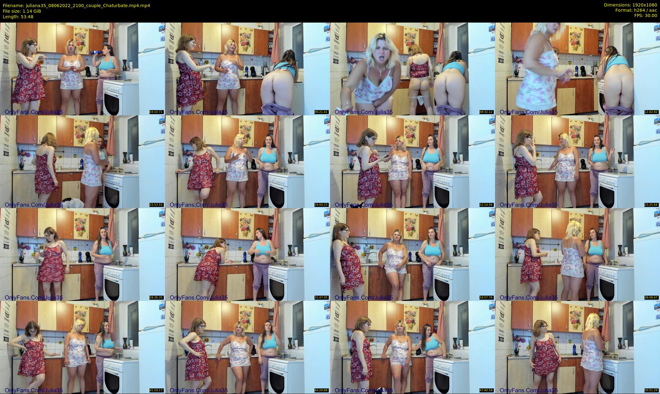 juliana35 — 54 minute Chaturbate couple cam show recording, 1080p, Jun 8, 2022
