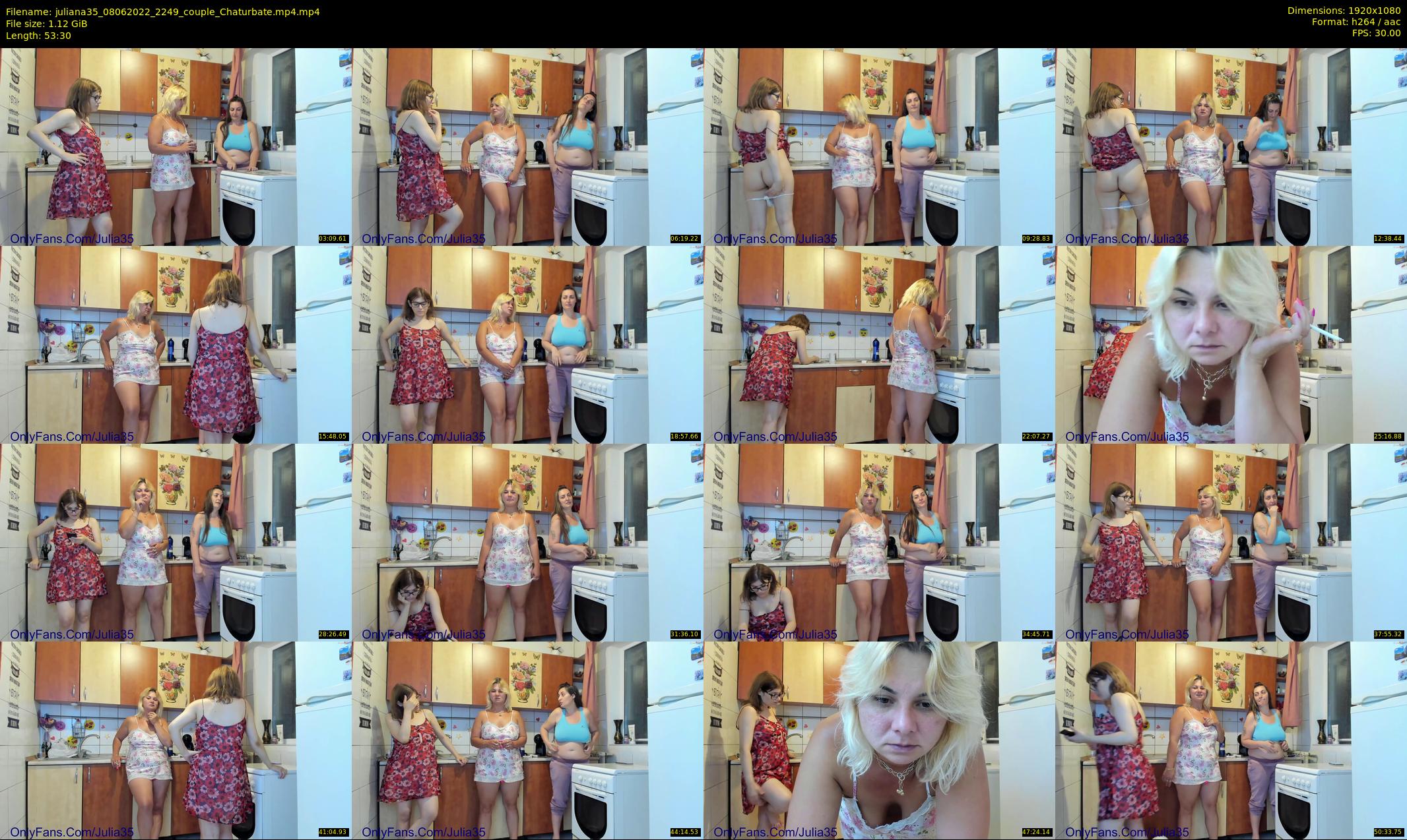 juliana35 — 54 minute Chaturbate couple cam show recording, 1080p, Jun 8, 2022