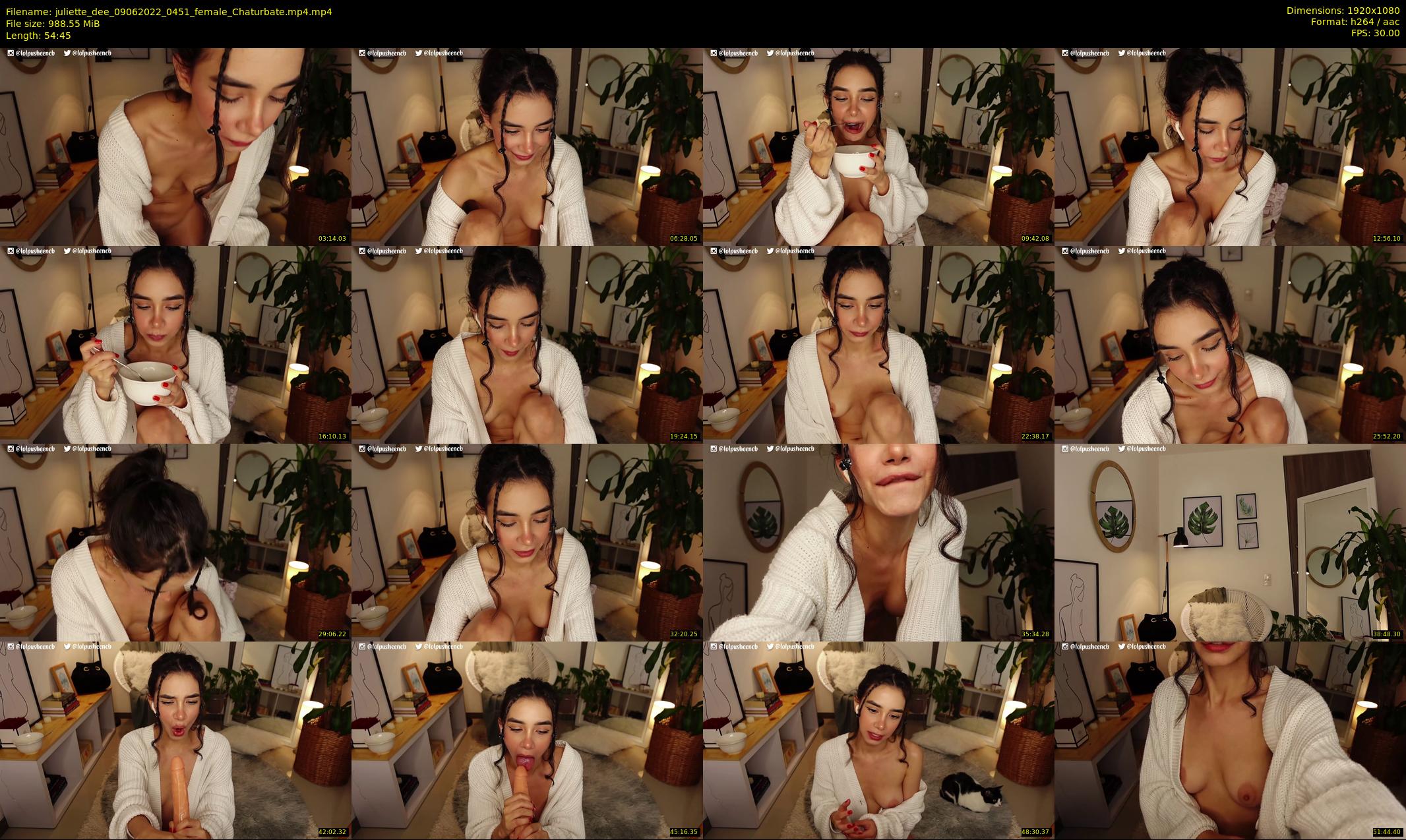 juliette_dee — 55 minute Chaturbate female cam show recording, 1080p, Jun 9, 2022