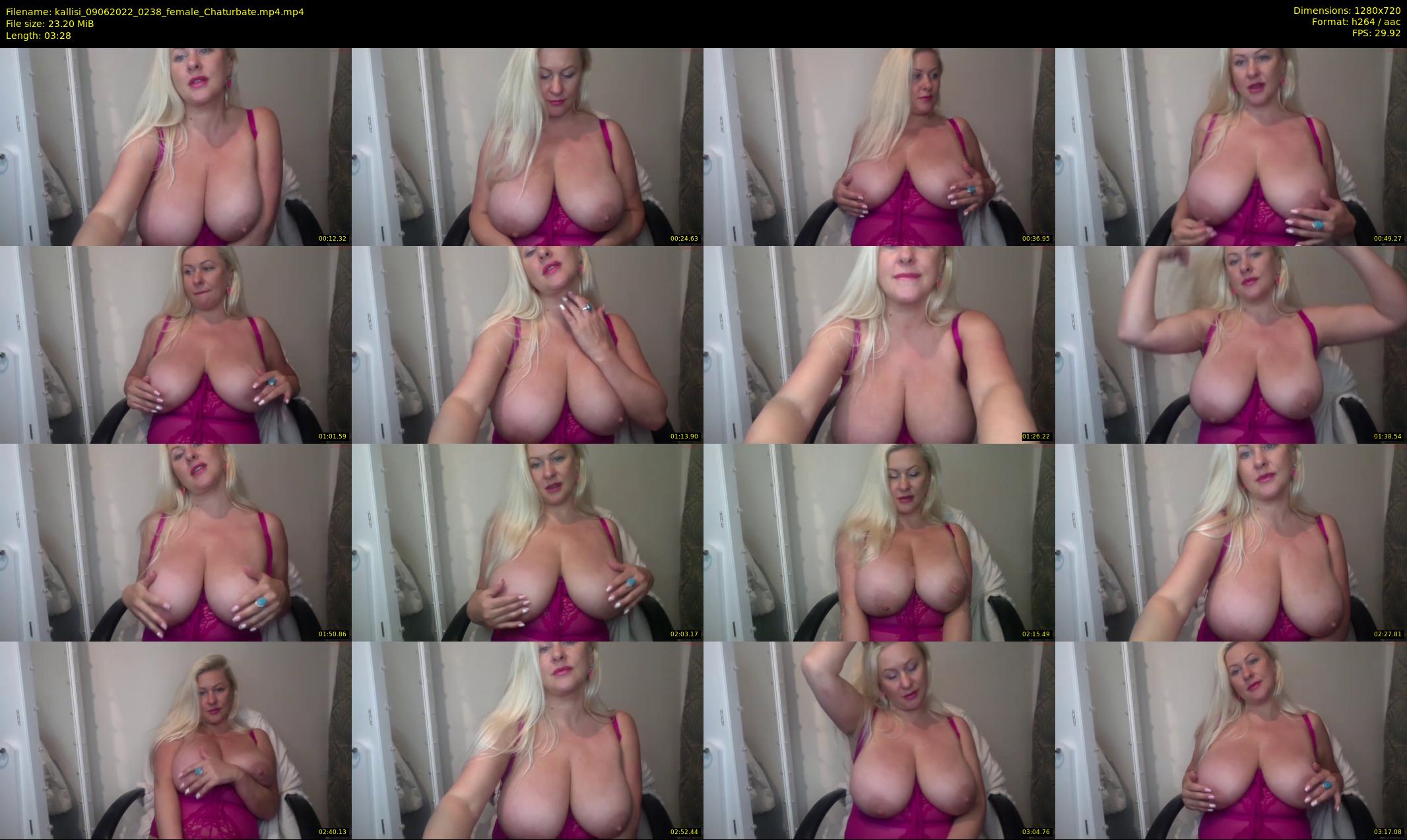 kallisi — 4 minute Chaturbate female cam show recording, 720p, Jun 9, 2022