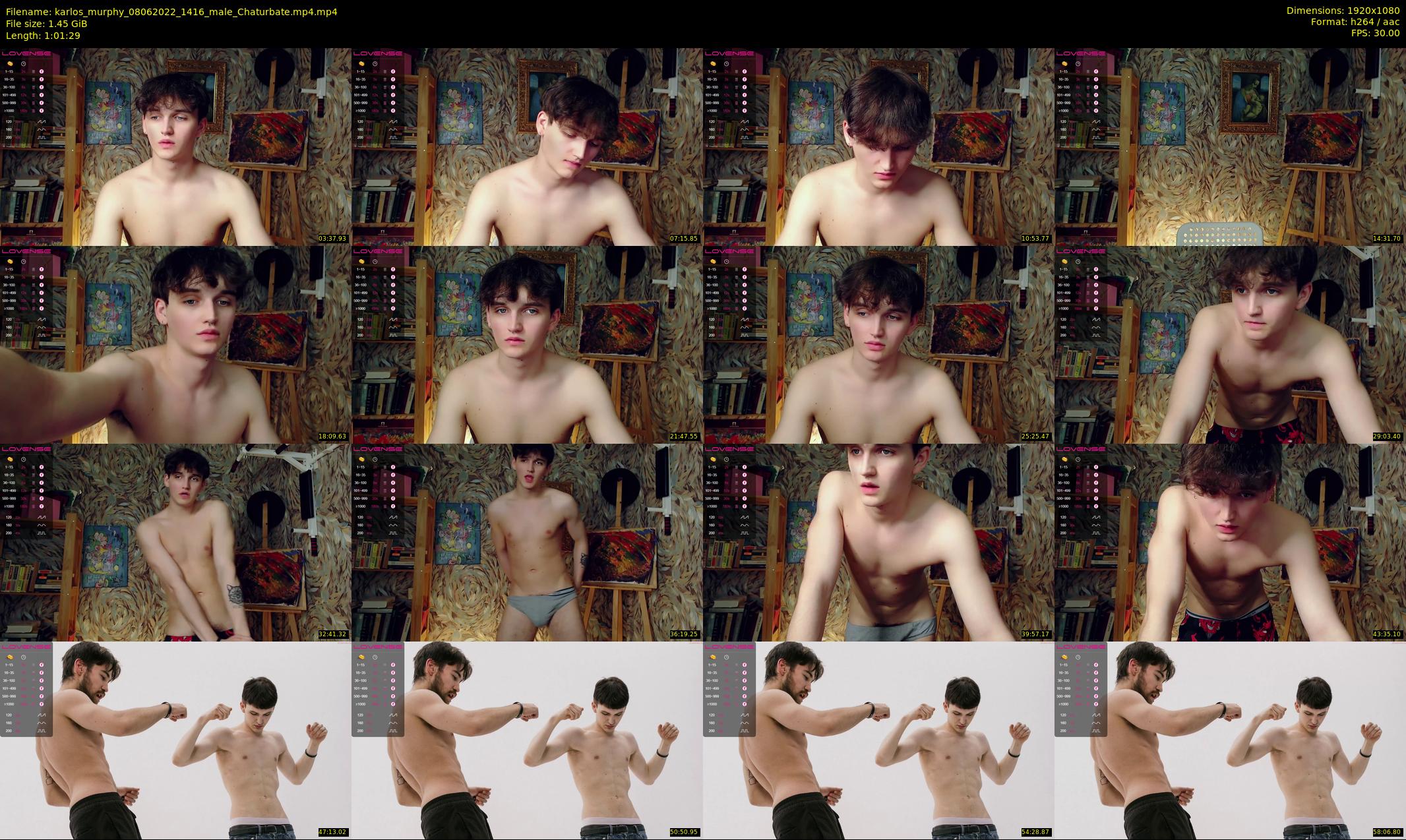 karlos_murphy — 62 minute Chaturbate male cam show recording, 1080p, Jun 8, 2022