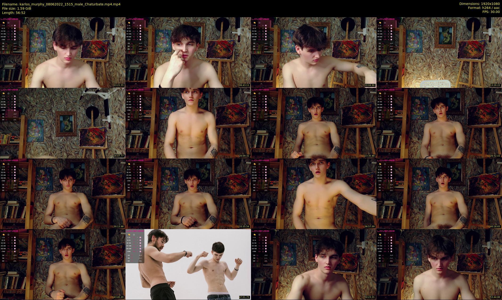 karlos_murphy — 57 minute Chaturbate male cam show recording, 1080p, Jun 8, 2022