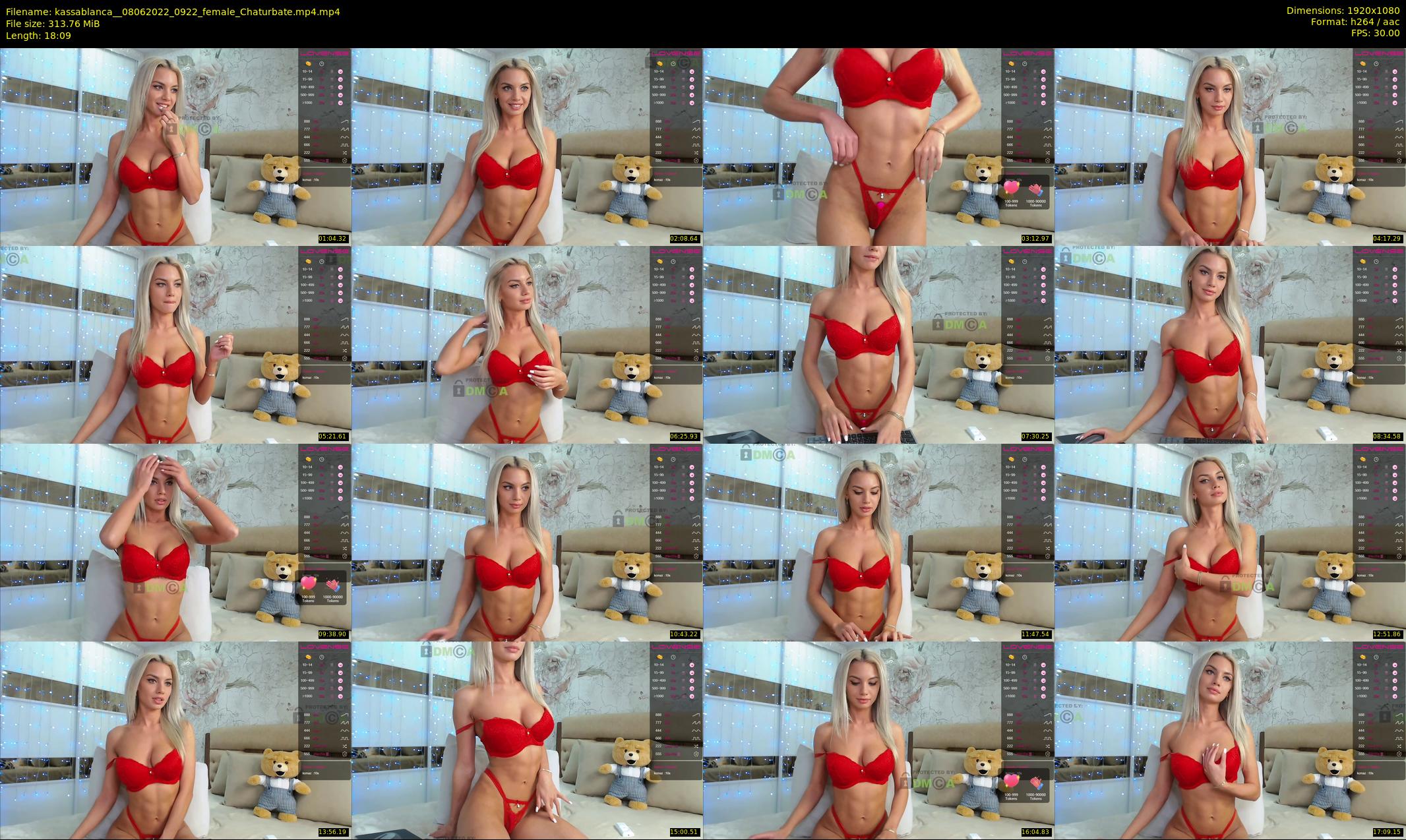 kassablanca_ — 19 minute Chaturbate female cam show recording, 1080p, Jun 8, 2022
