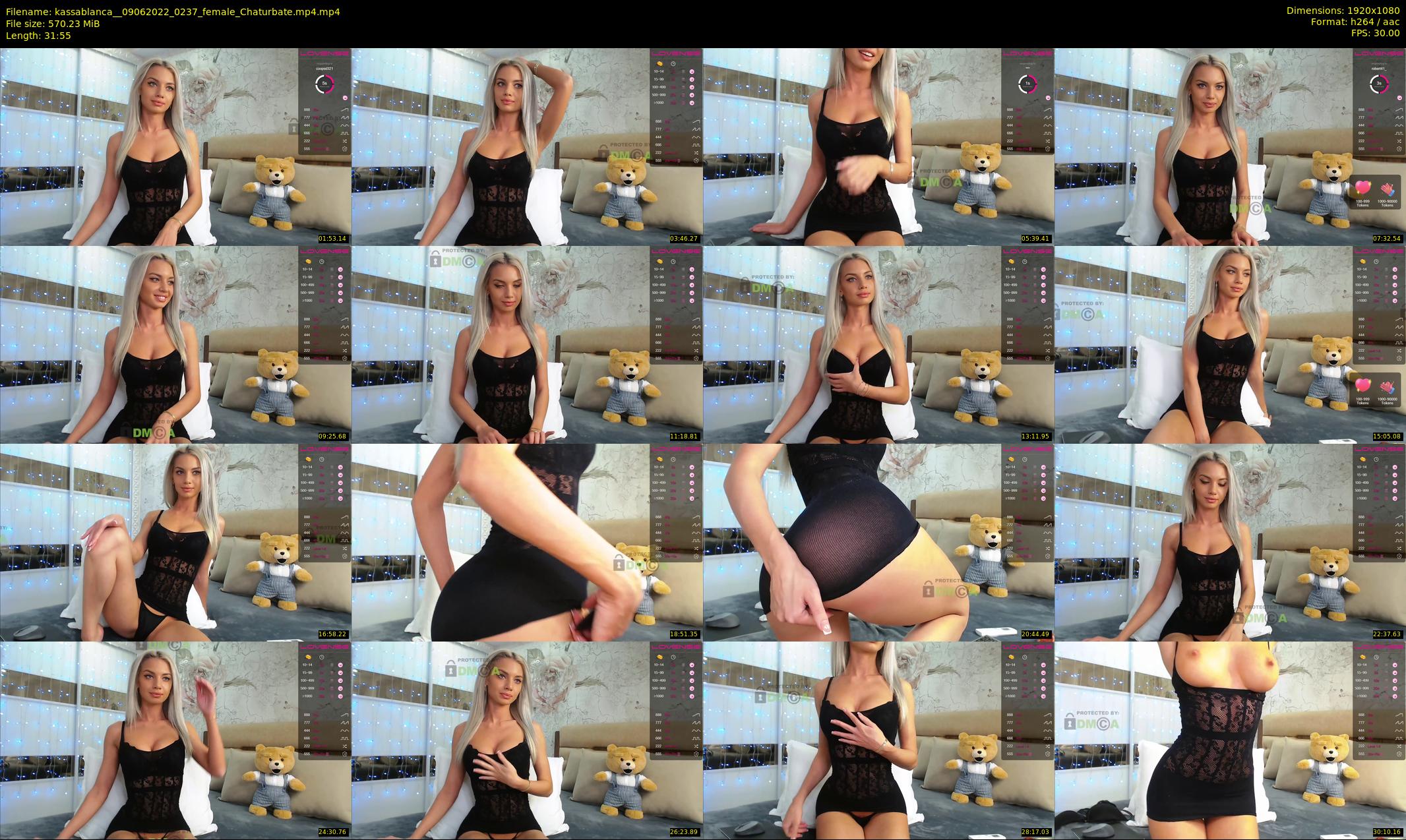 kassablanca_ — 32 minute Chaturbate female cam show recording, 1080p, Jun 9, 2022