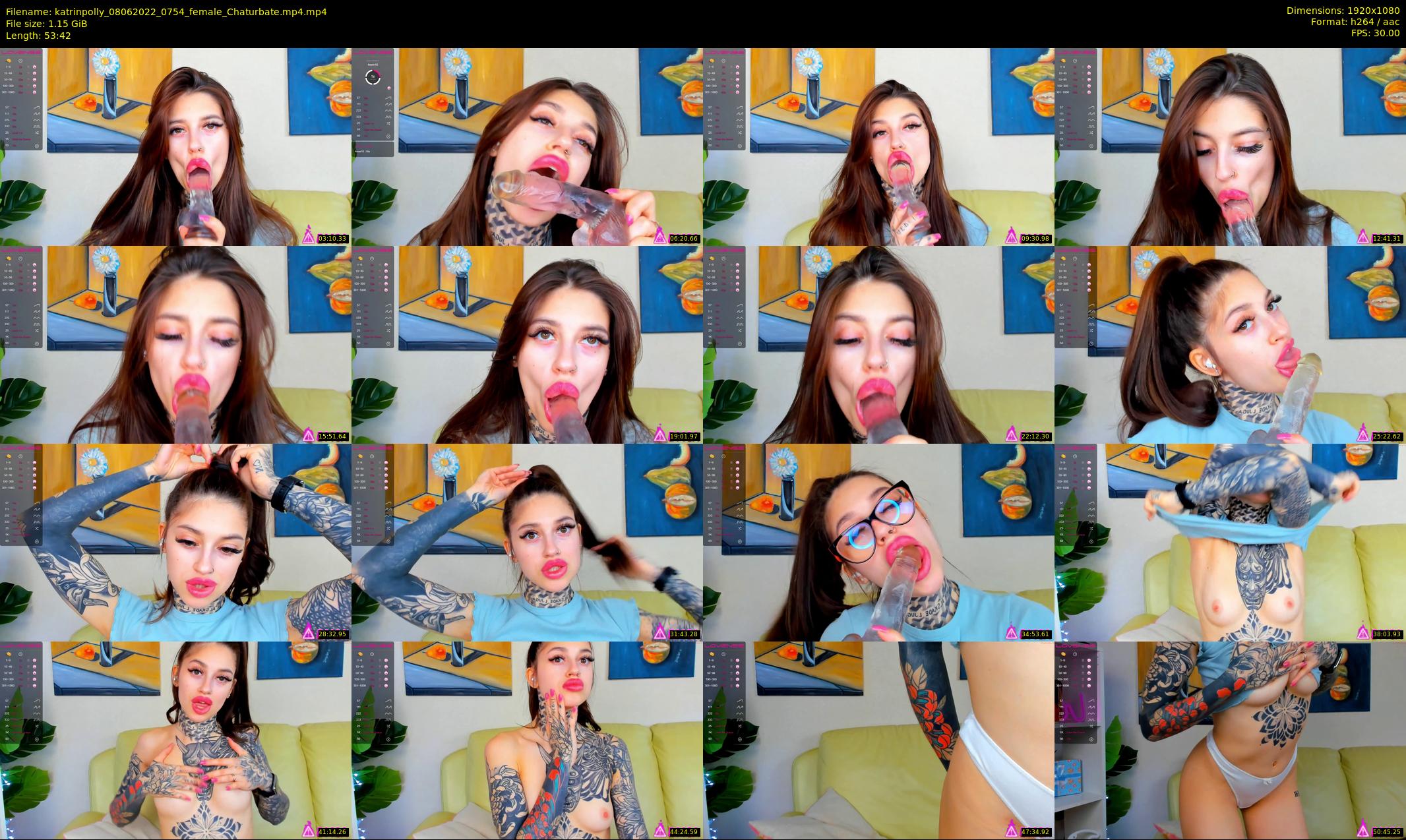 katrinpolly — 54 minute Chaturbate couple cam show recording, 1080p, Jun 8, 2022