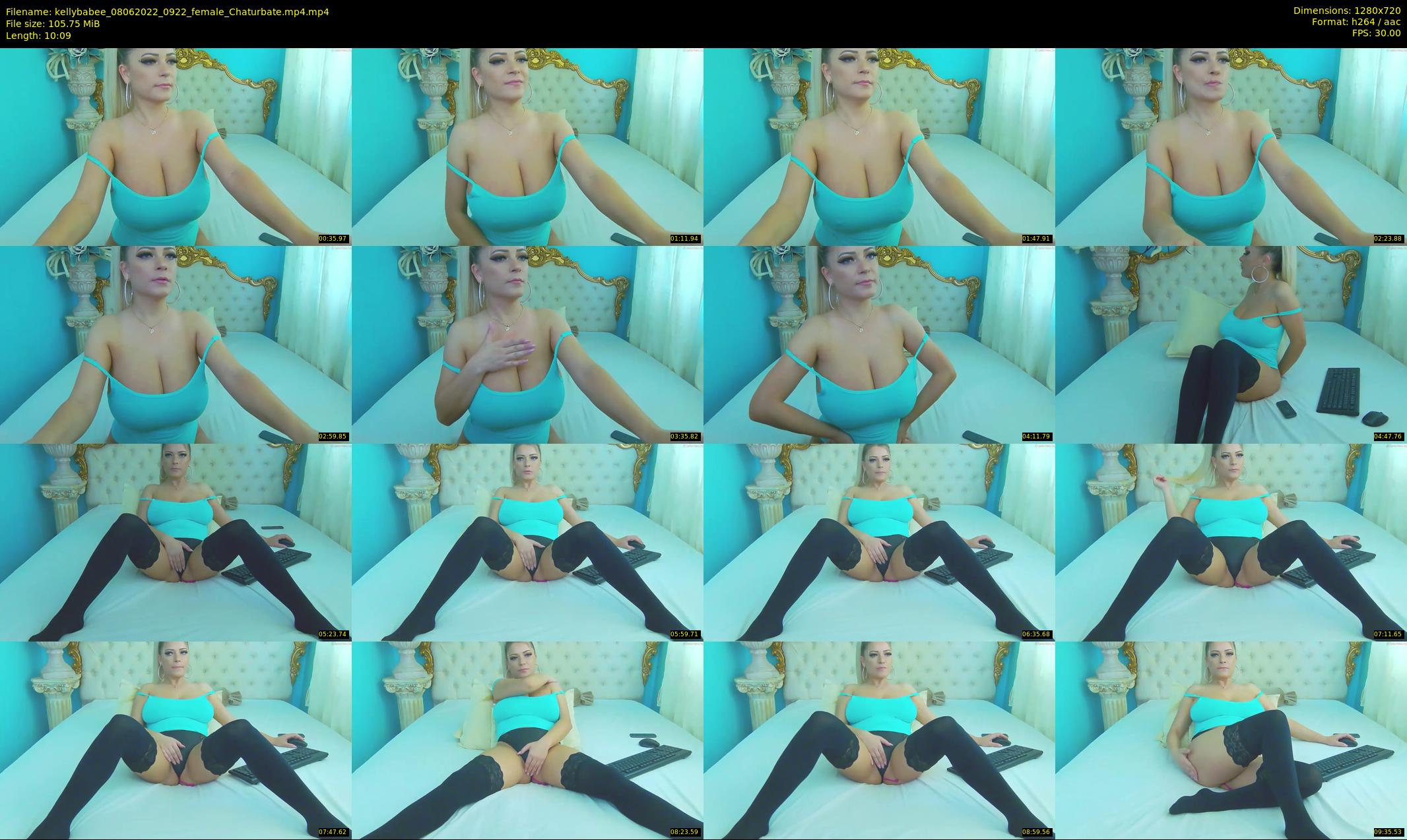 kellybabee — 11 minute Chaturbate female cam show recording, 720p, Jun 8, 2022