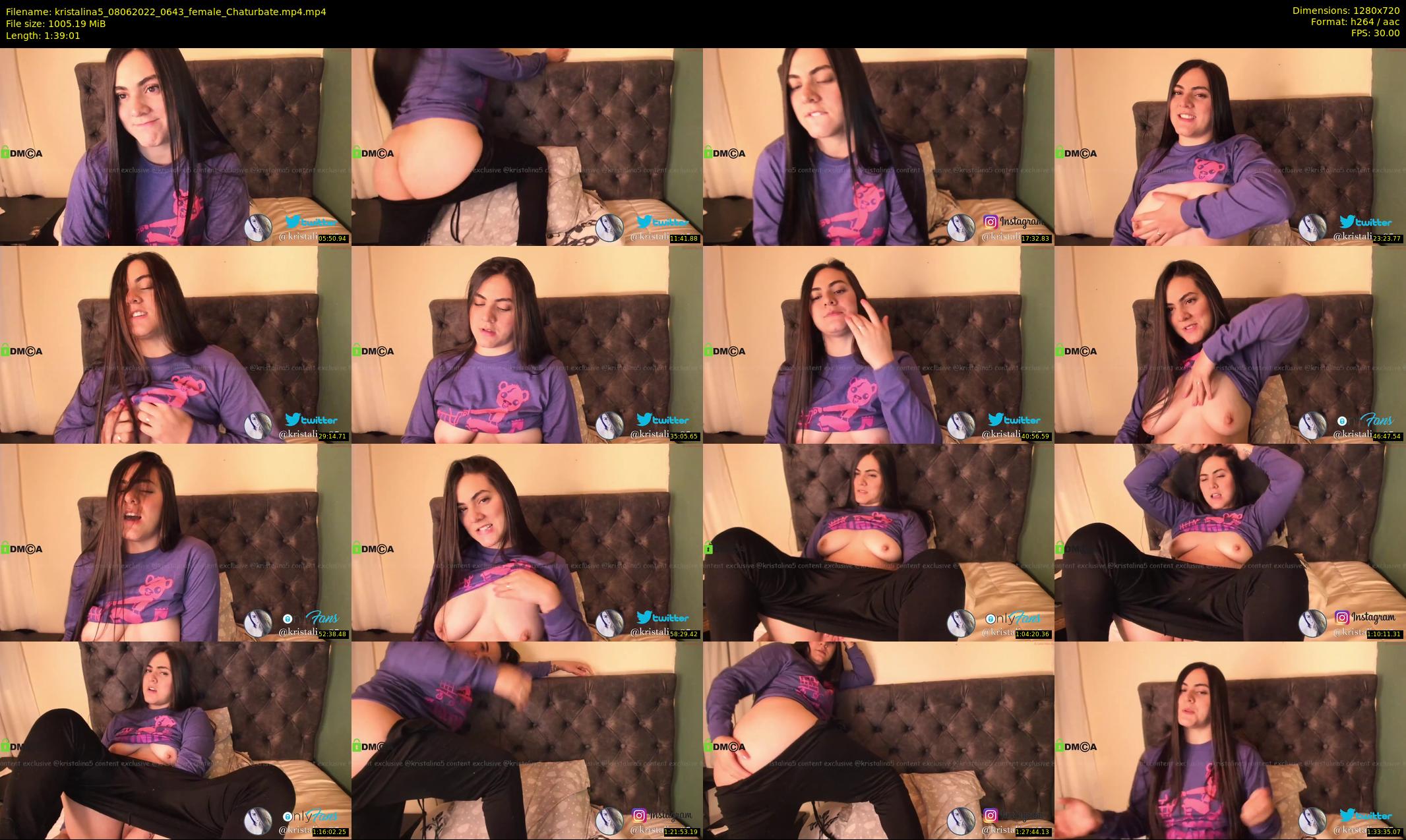 kristalina5 — 100 minute Chaturbate female cam show recording, 720p, Jun 8, 2022
